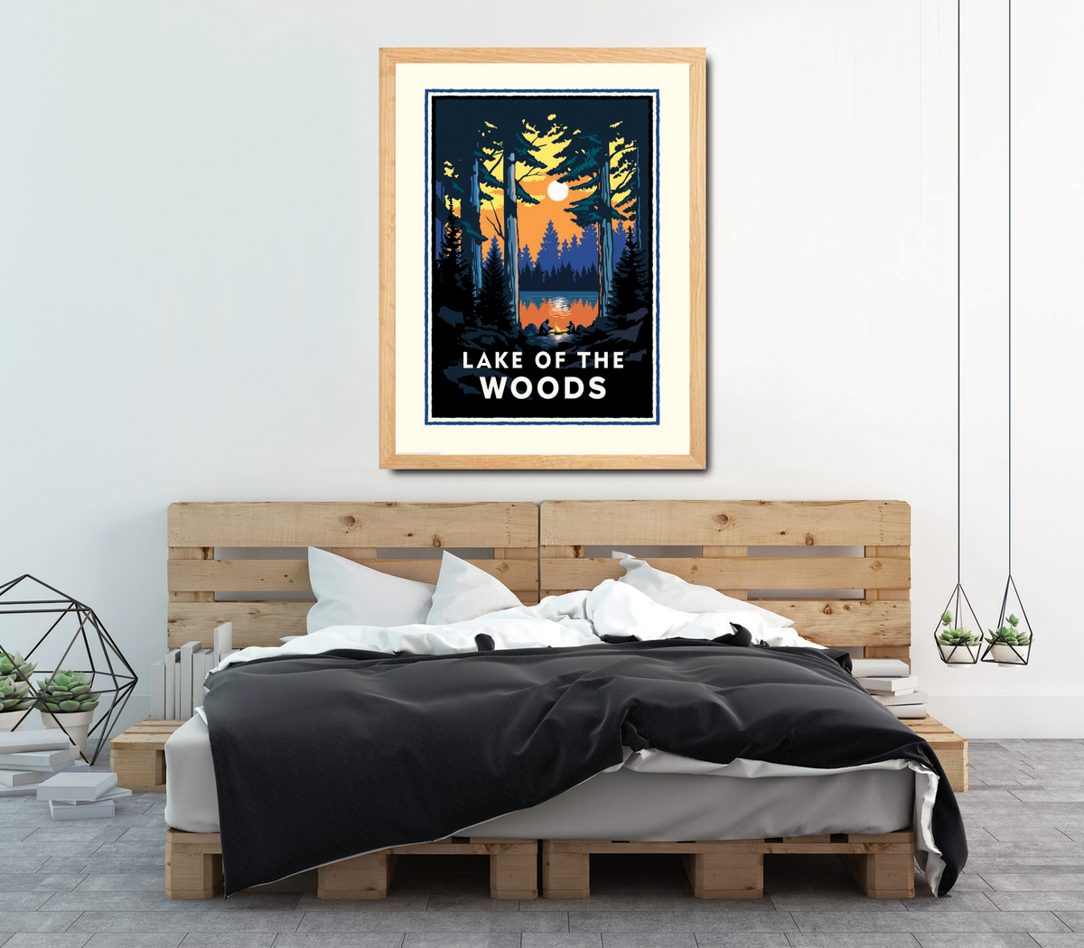 Landmark MN | Lake of the Woods Art Print