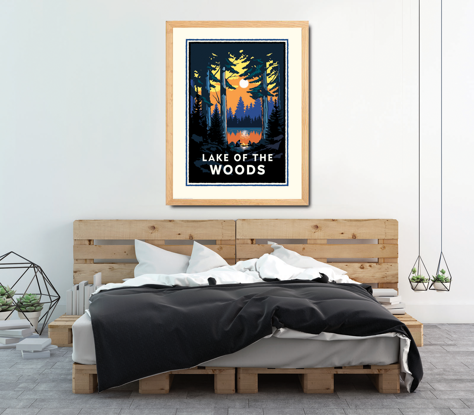 Landmark MN | Lake of the Woods Art Print