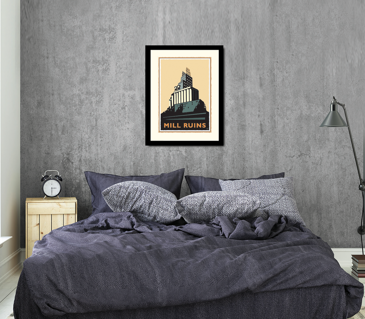 Landmark MN | Mill Ruins Minneapolis Art Print
