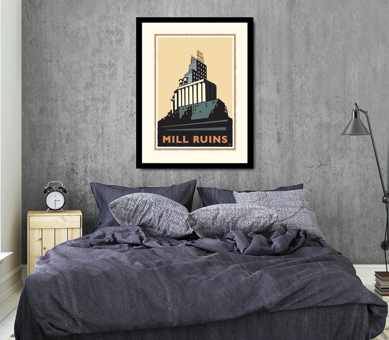 Landmark MN | Mill Ruins Minneapolis Art Print