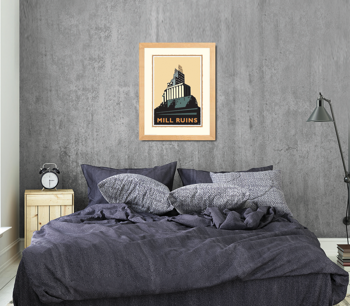 Landmark MN | Mill Ruins Minneapolis Art Print