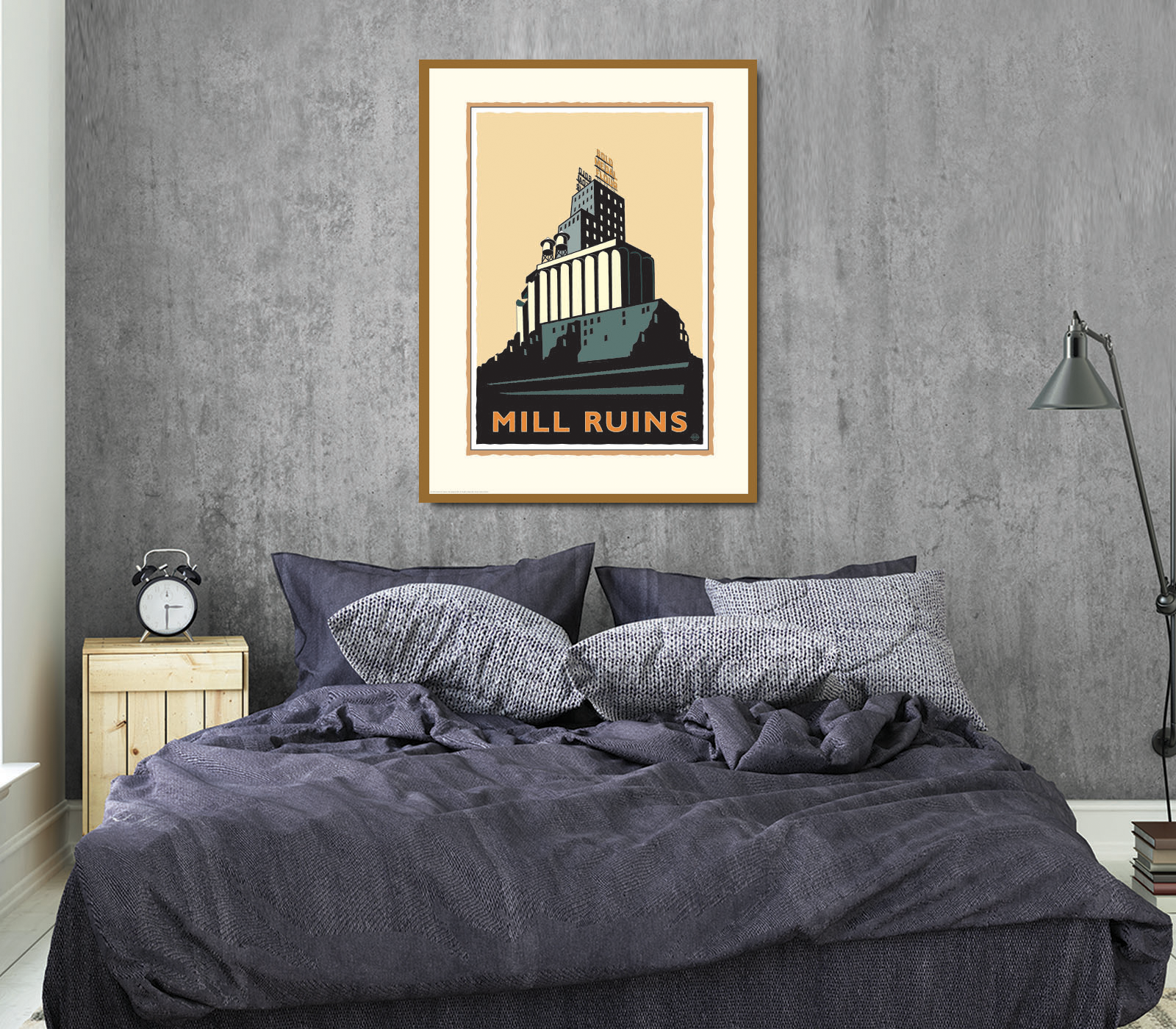Landmark MN | Mill Ruins Minneapolis Art Print