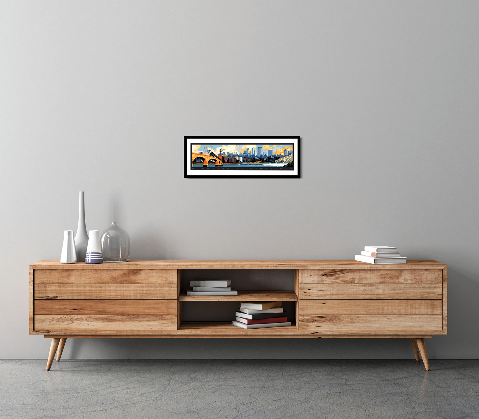 Landmark MN | Minneapolis Skyline Giclee Art Print