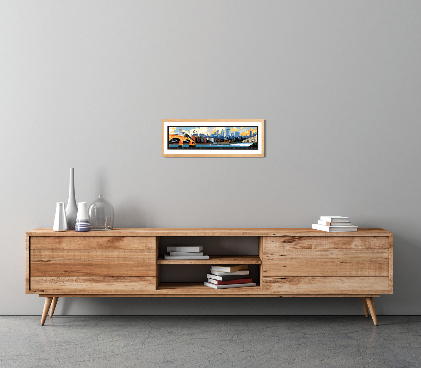 Landmark MN | Minneapolis Skyline Giclee Art Print