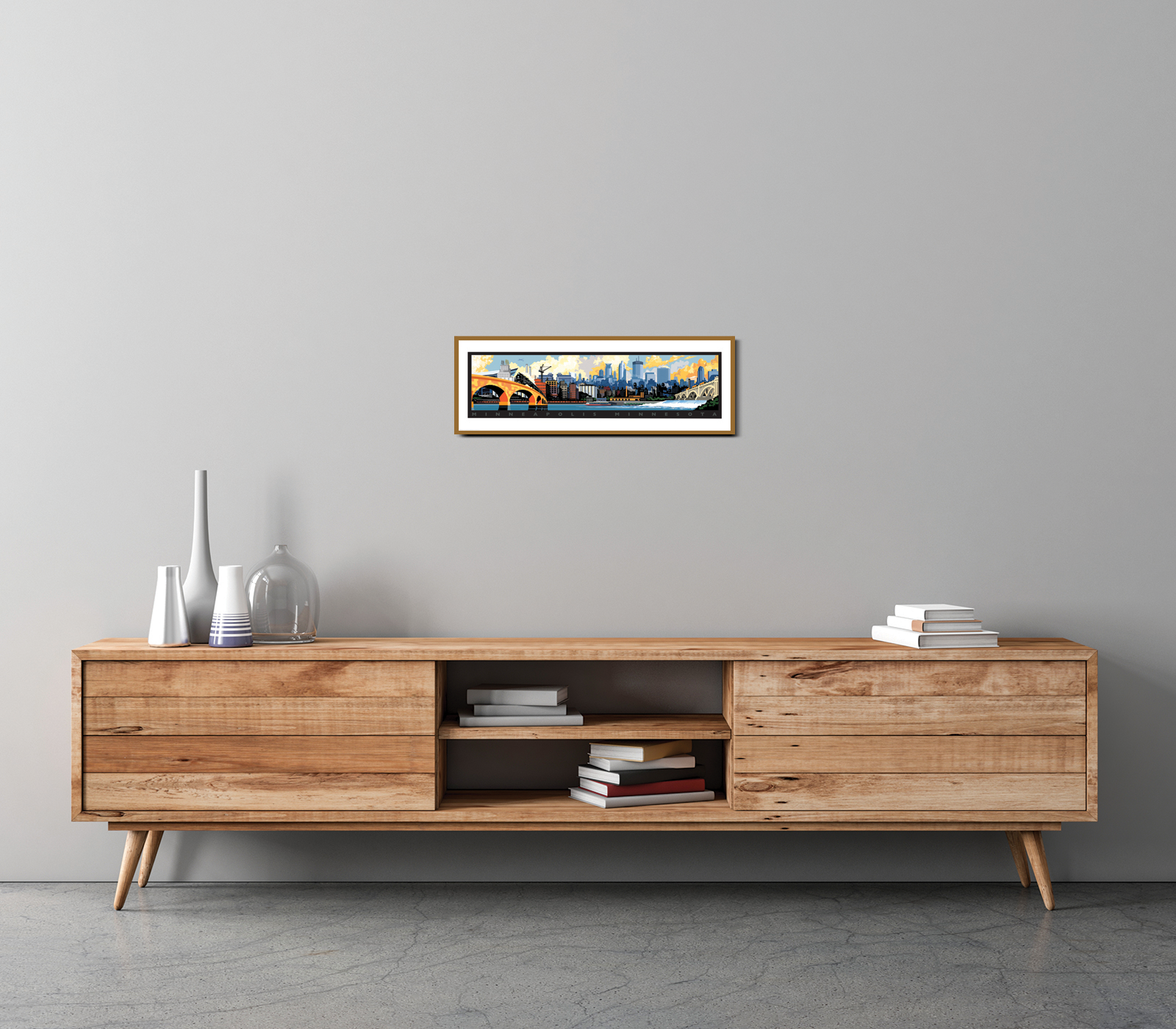 Landmark MN | Minneapolis Skyline Giclee Art Print