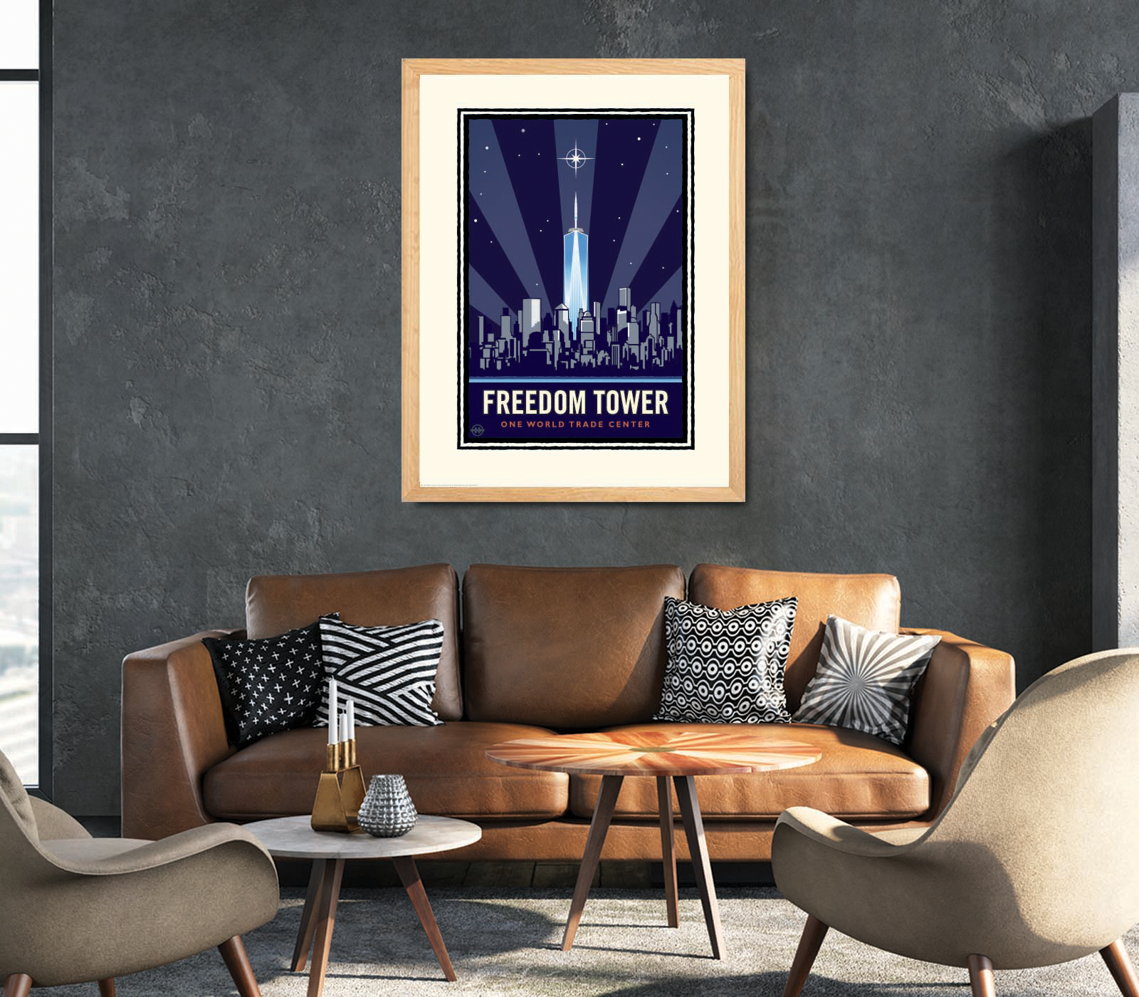 Landmark NY | Freedom Tower - One World Trade Center NYC Art Print