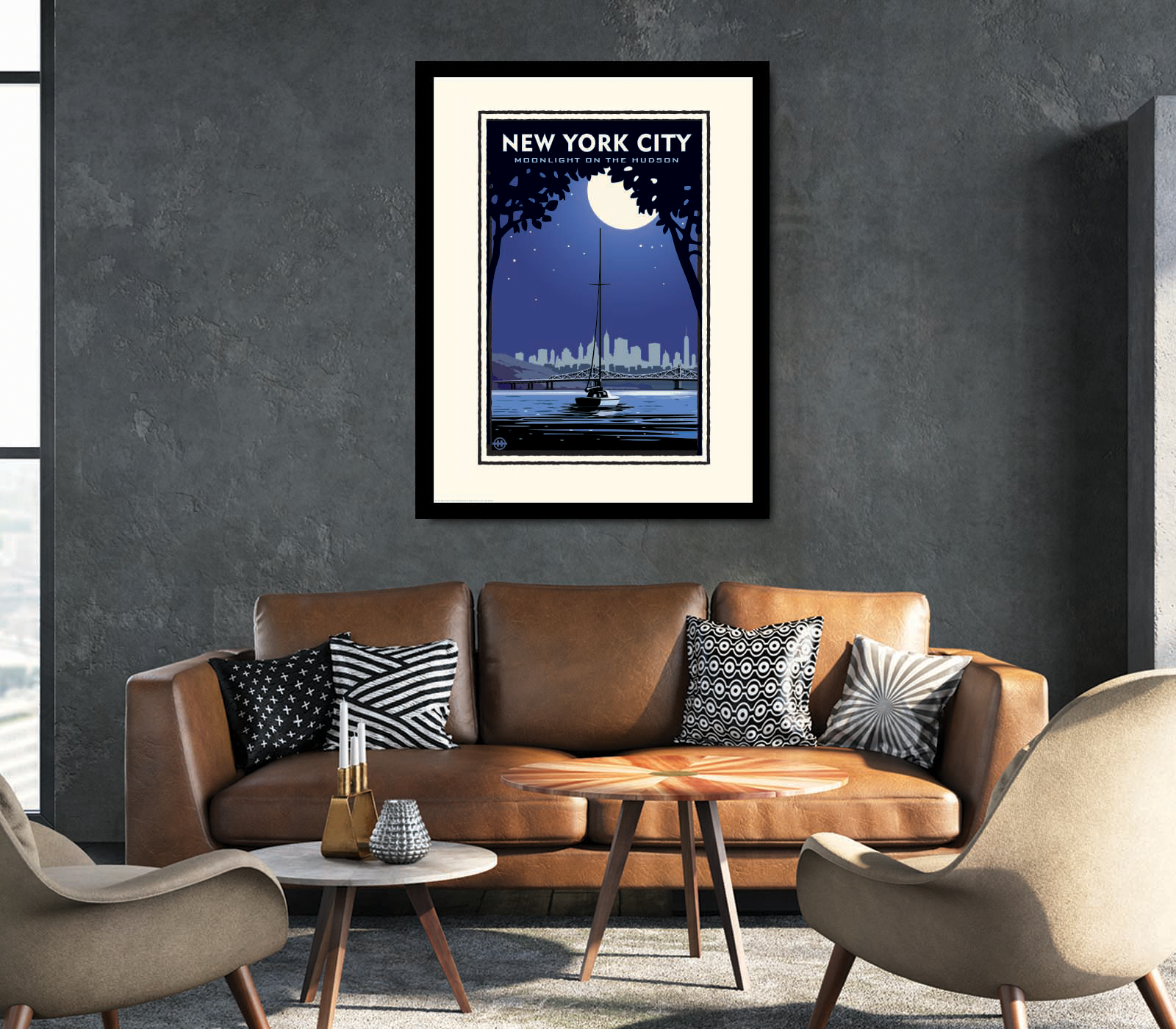 Landmark NY | New York City Moonlight