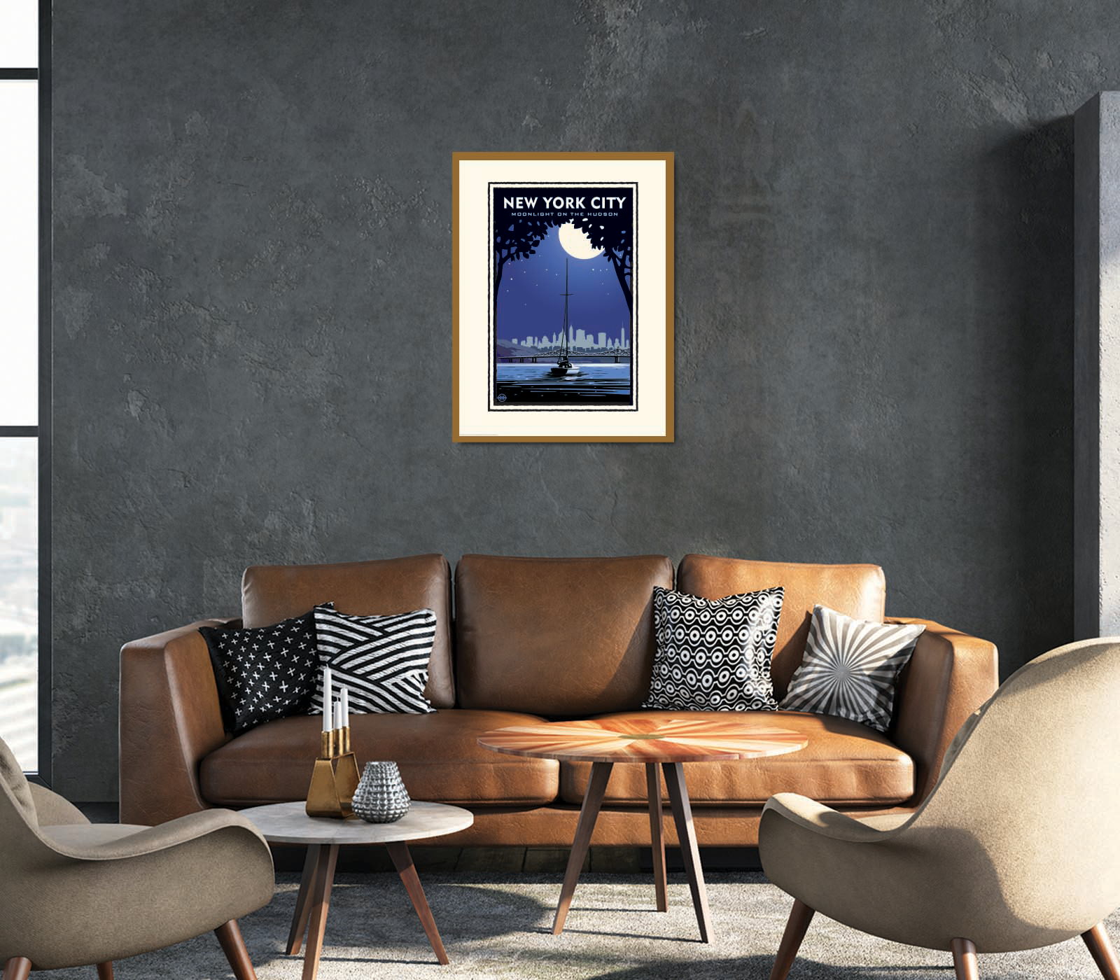 Landmark NY | New York City Moonlight