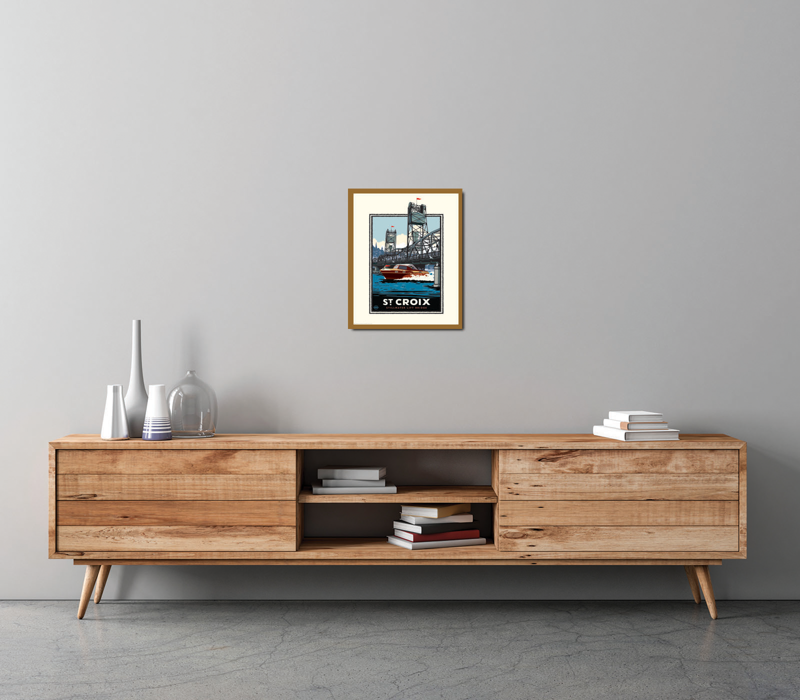 Landmark MN | St. Croix River Boating Art Print