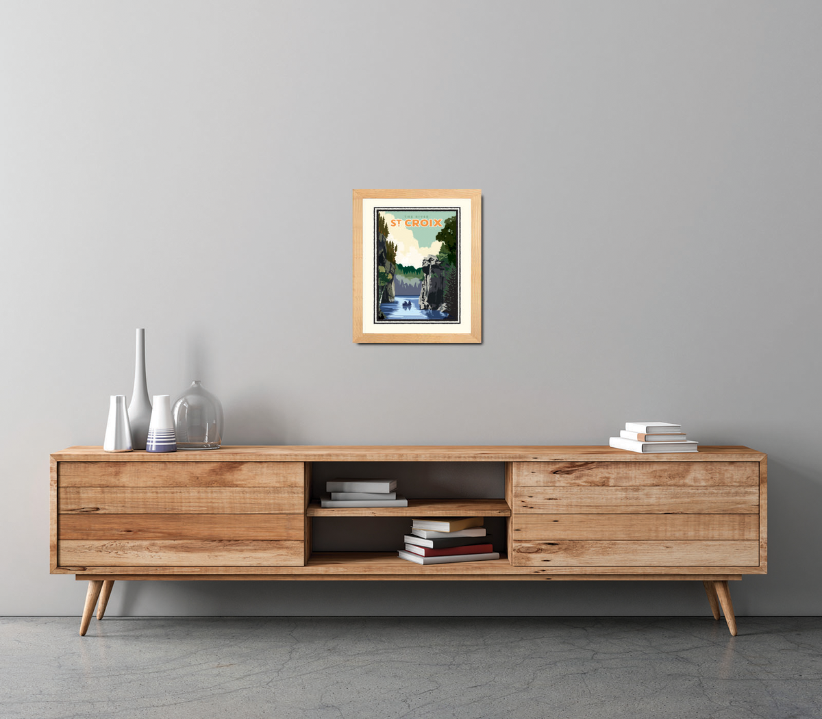 Landmark MN | St. Croix the River Art Print