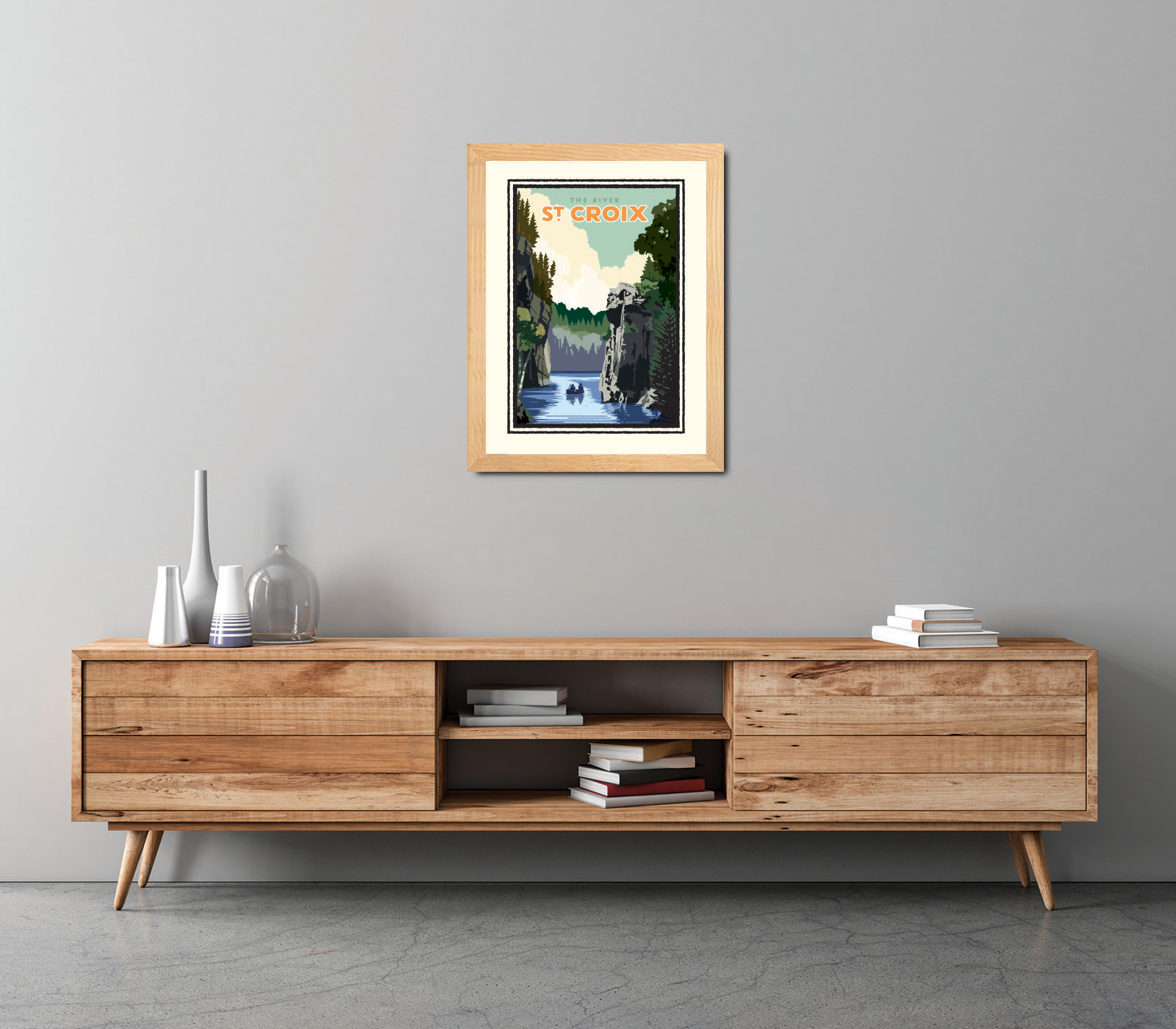 Landmark MN | St. Croix the River Art Print