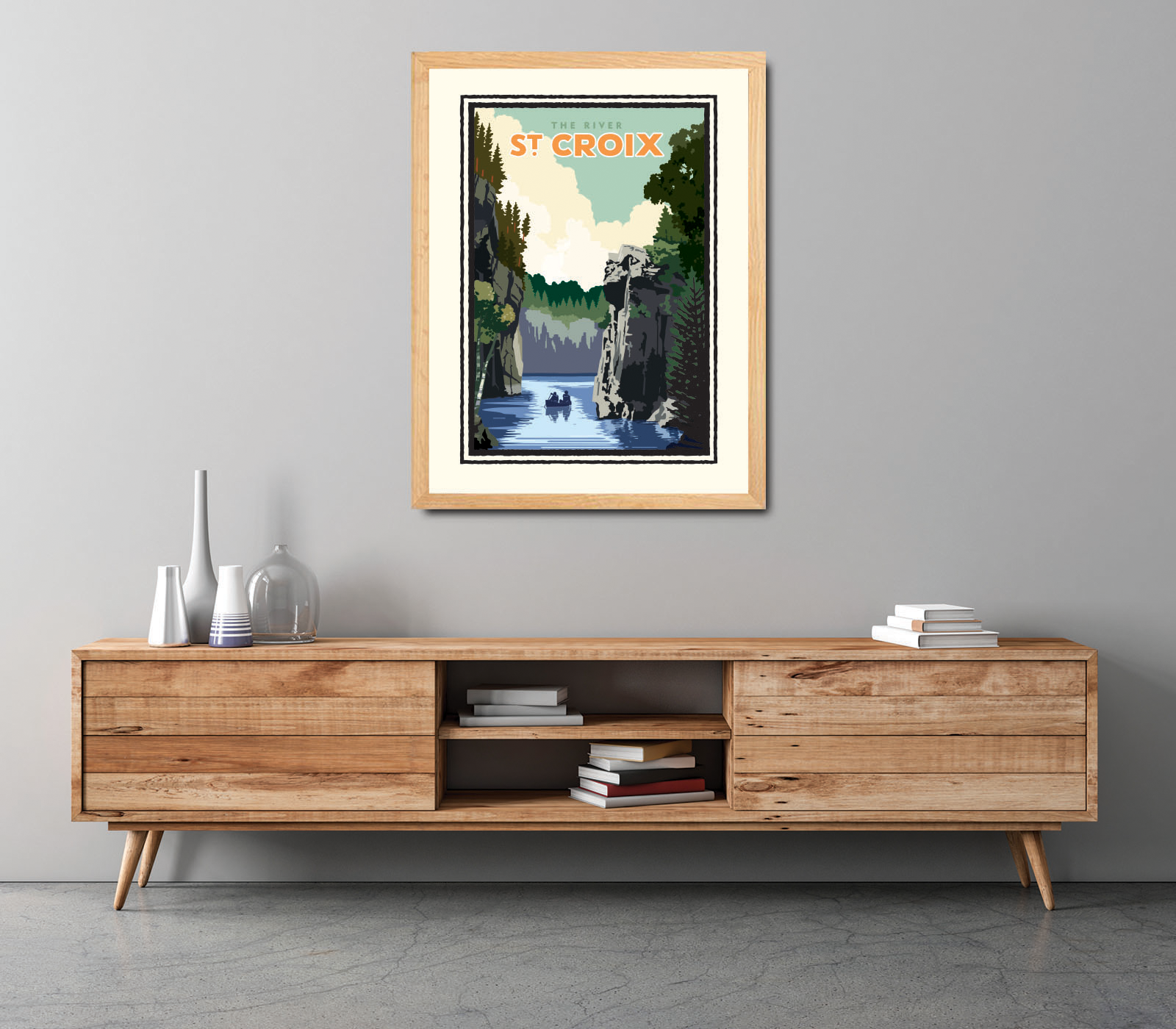 Landmark MN | St. Croix the River Art Print