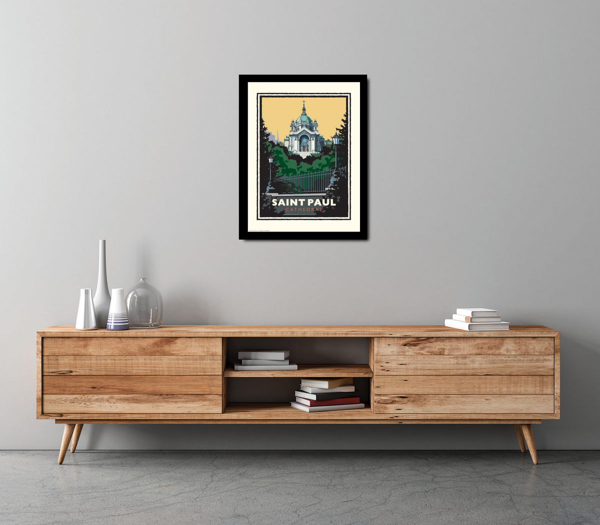 Landmark MN | Saint Paul Cathedral Art Print