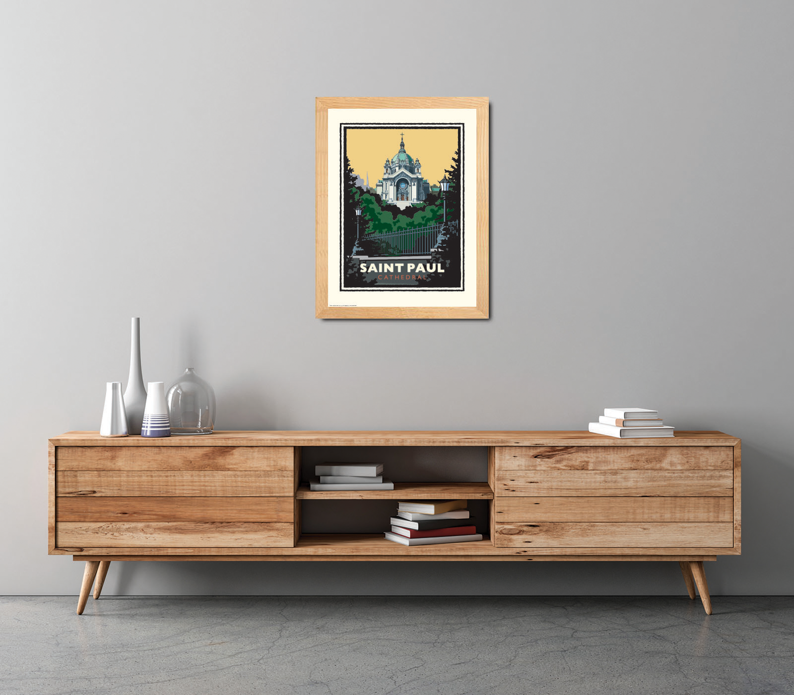 Landmark MN | Saint Paul Cathedral Art Print
