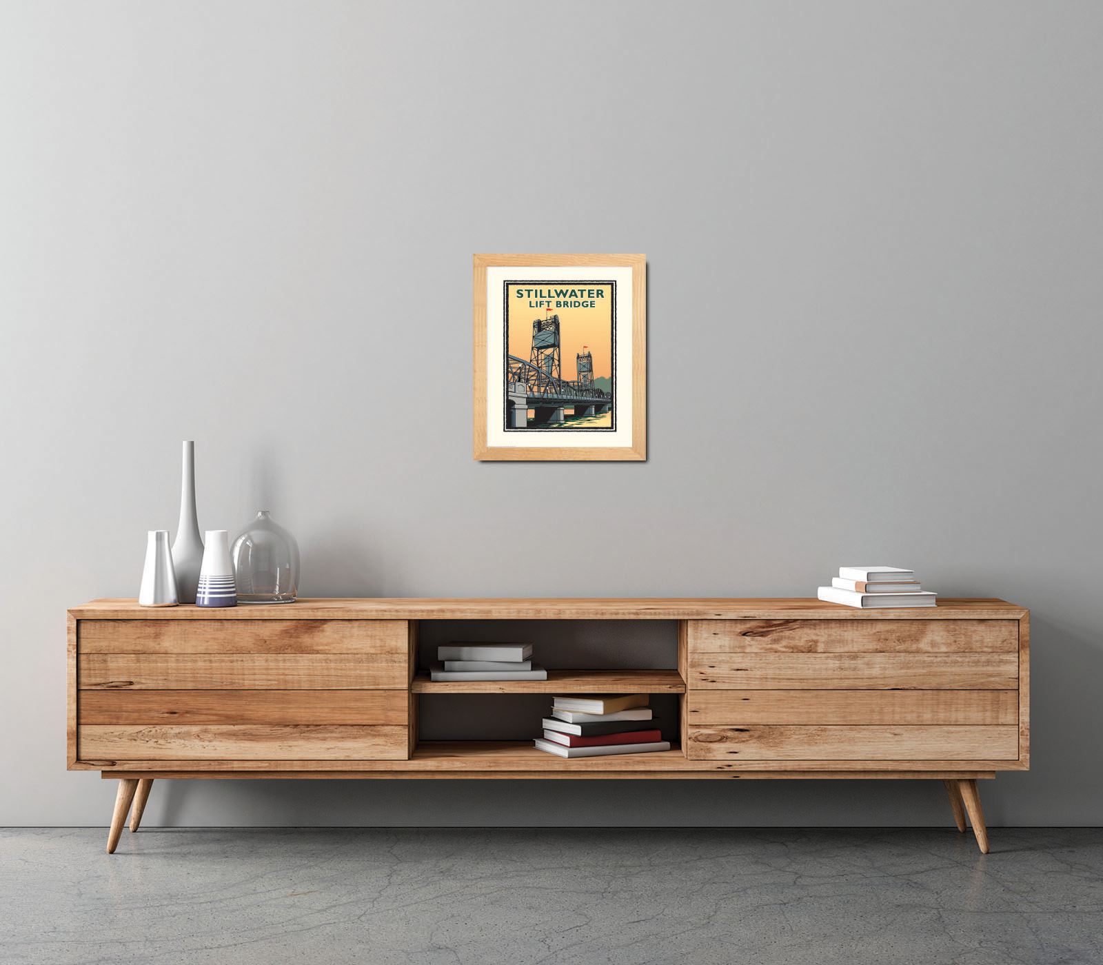 Landmark MN | Stillwater Lift Bridge Day Art Print