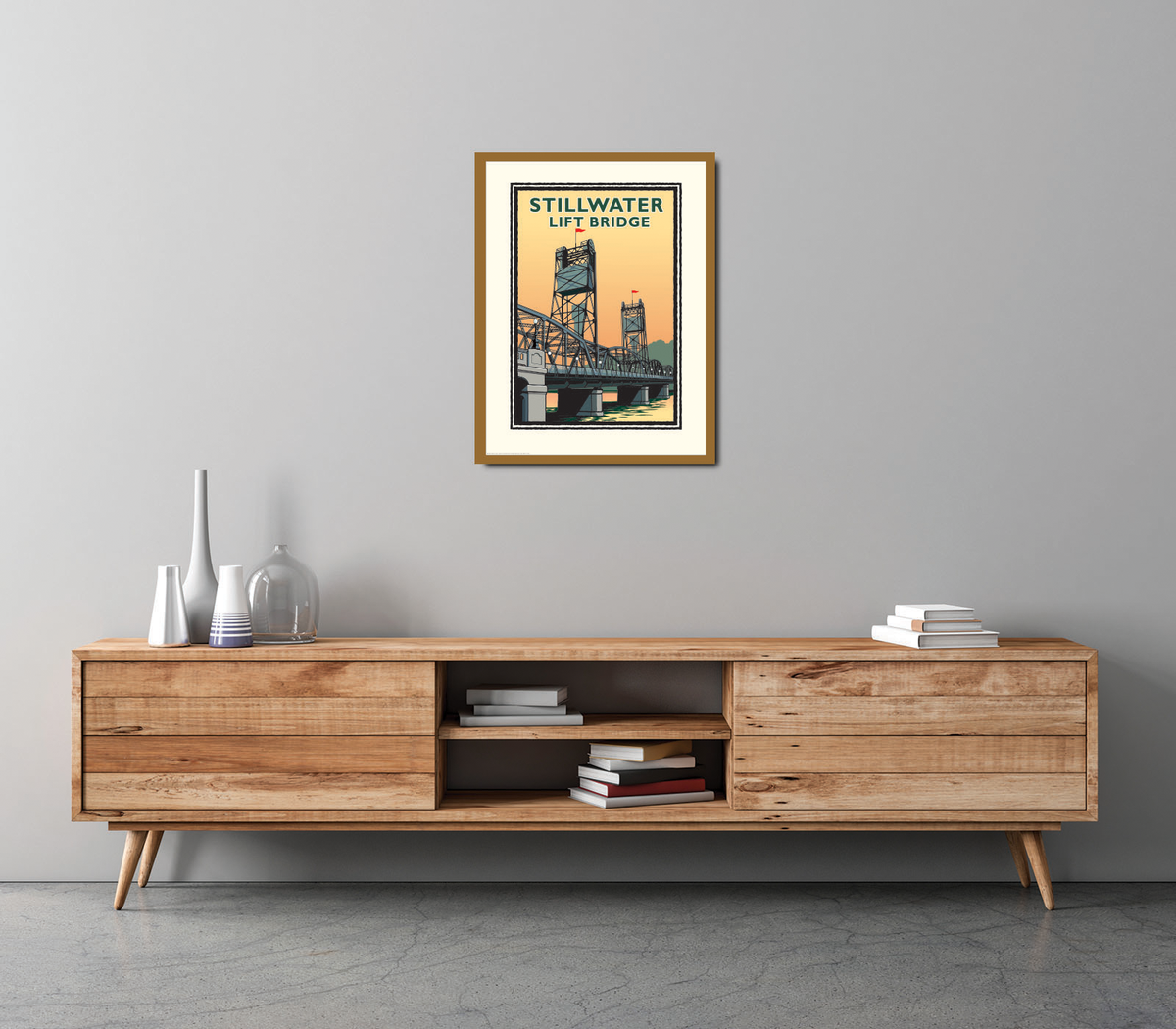 Landmark MN | Stillwater Lift Bridge Day Art Print