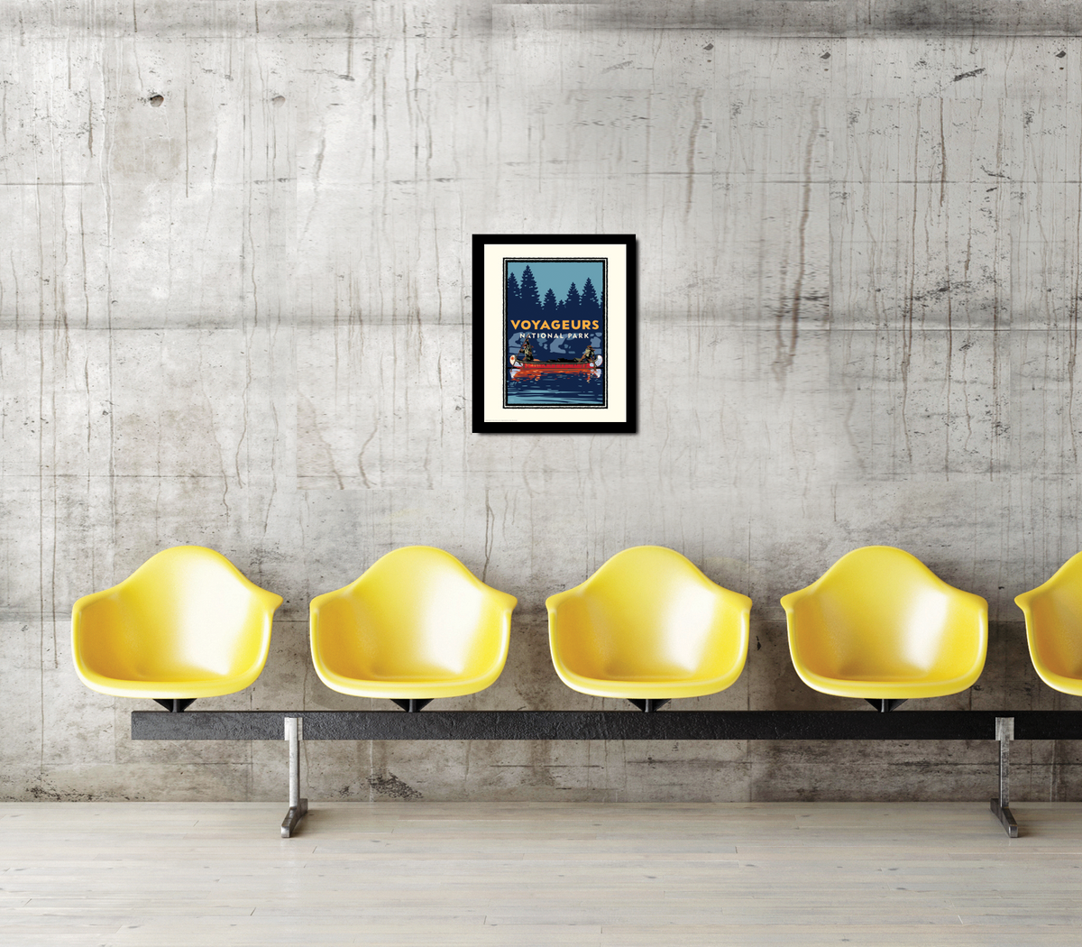 Landmark National Parks |  Voyageurs Canoe