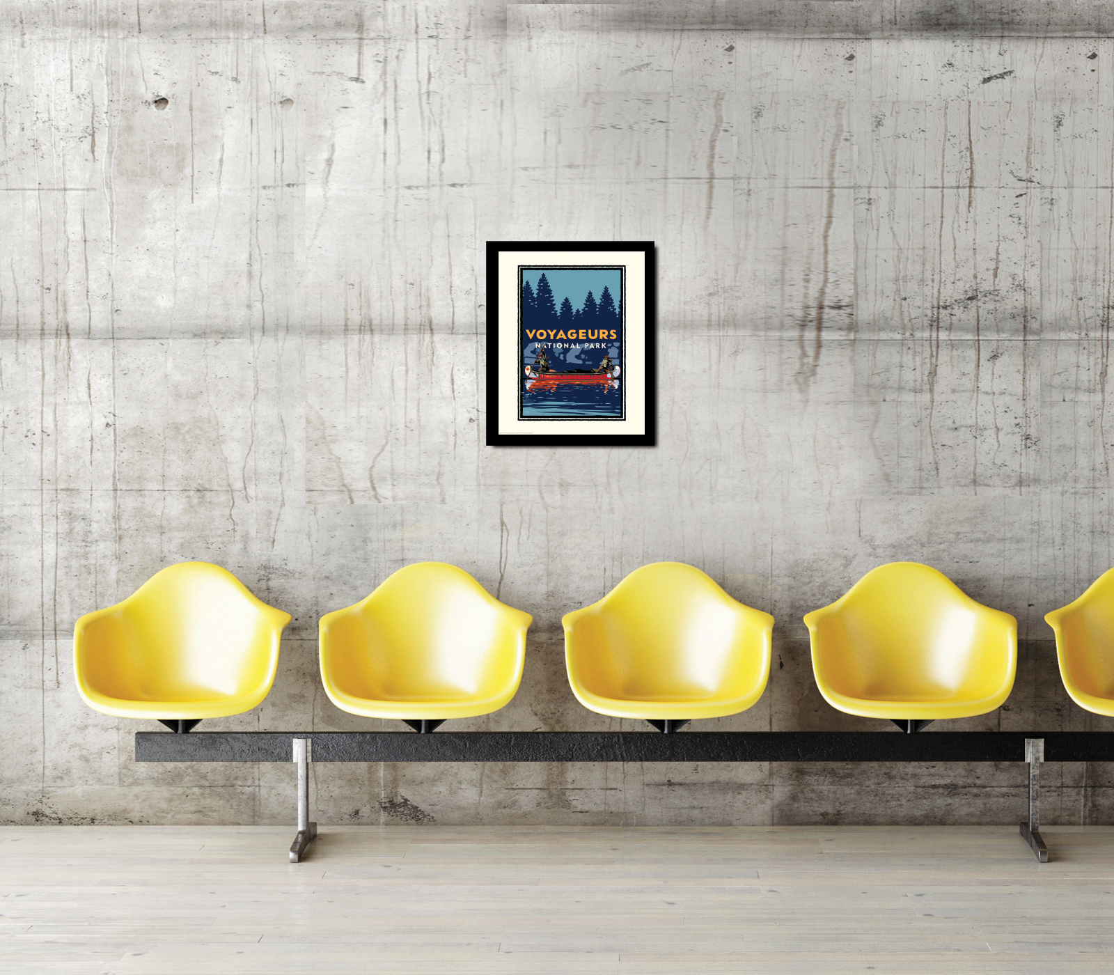 Landmark National Parks |  Voyageurs Canoe