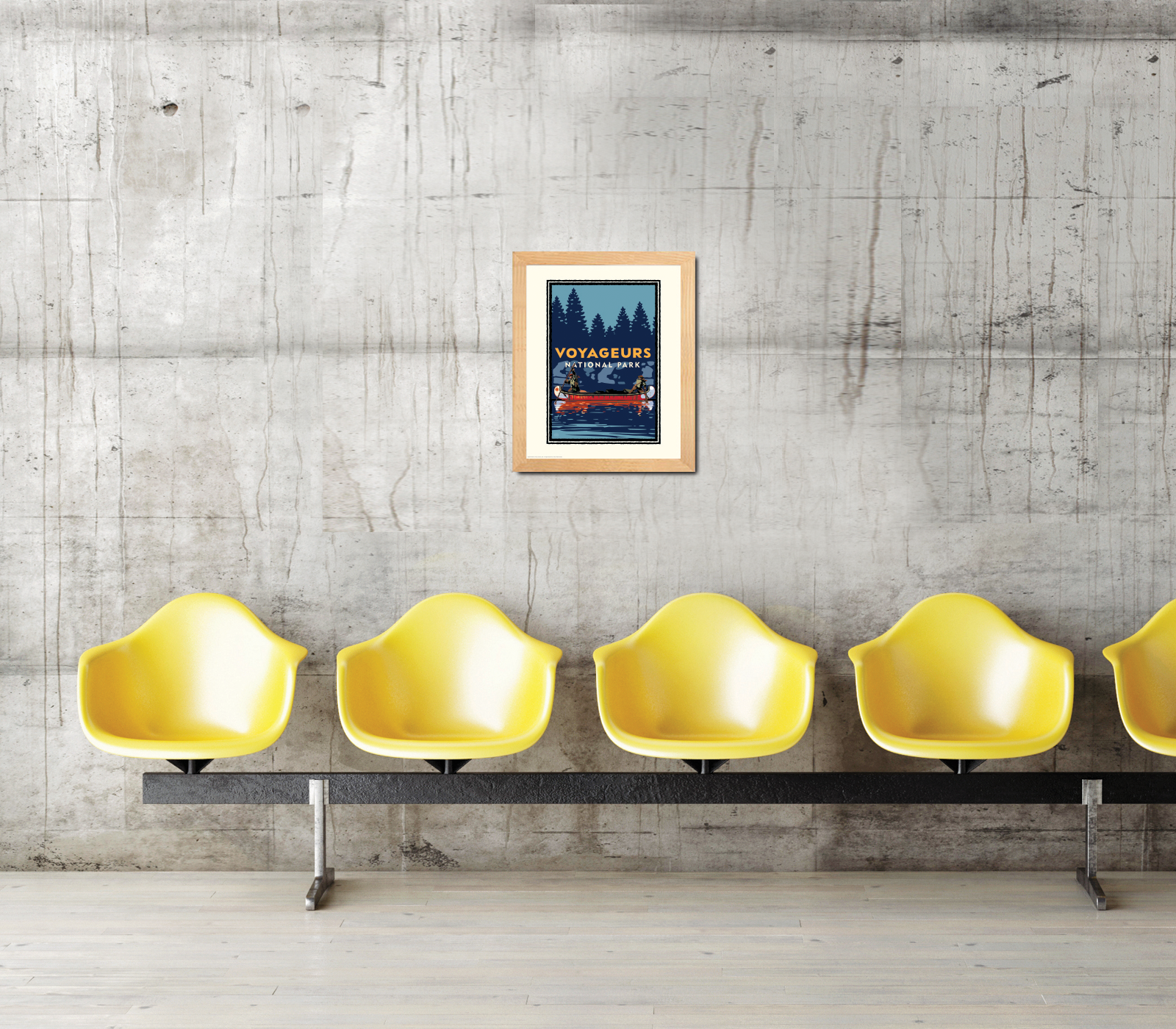 Landmark National Parks |  Voyageurs Canoe