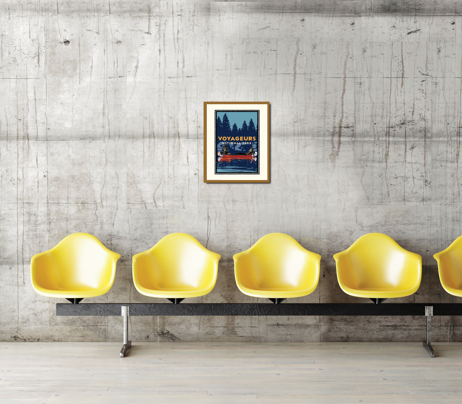 Landmark National Parks |  Voyageurs Canoe