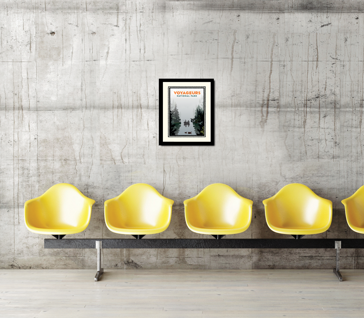 Landmark National Parks |  Voyageurs Misty Lake Art Print