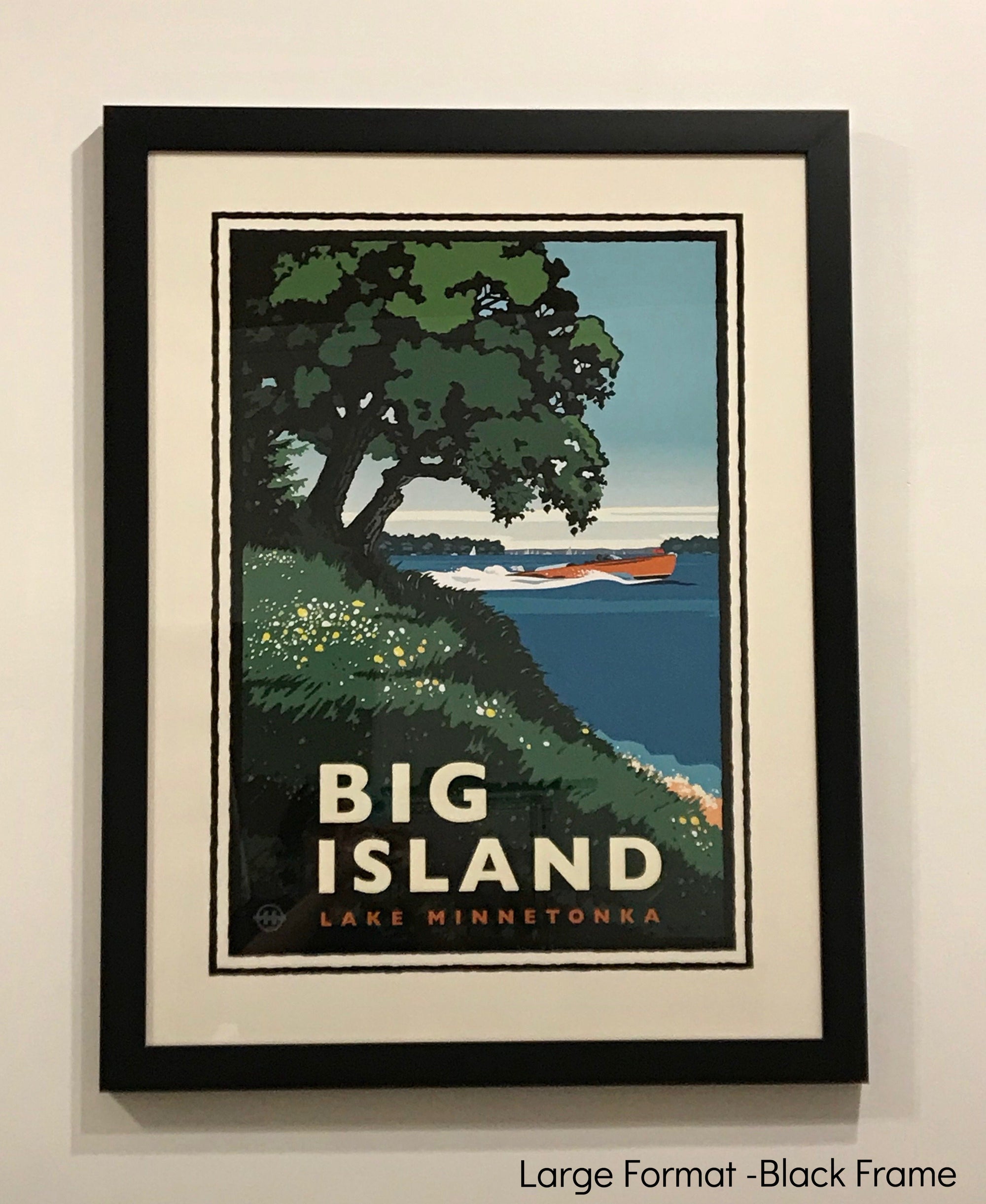 Landmark MN | Lake Minnetonka Big Island Art Print