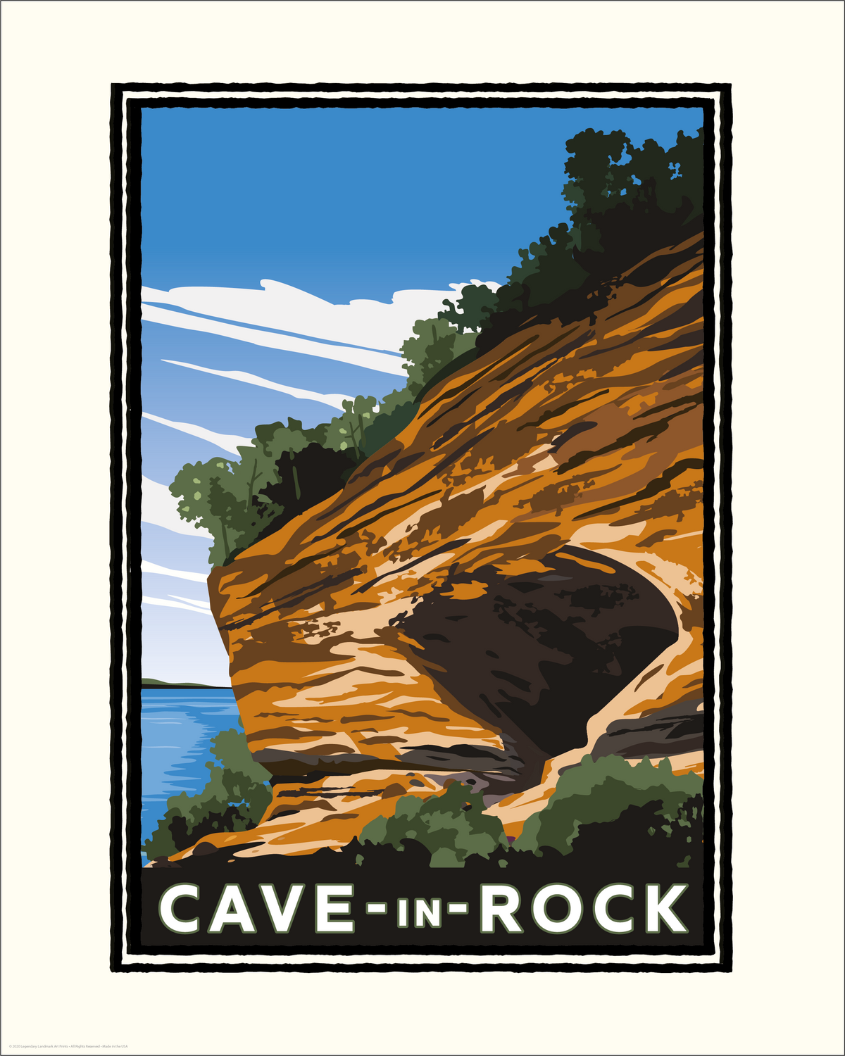 Cave-In-Rock State Park — Illinois Art Print