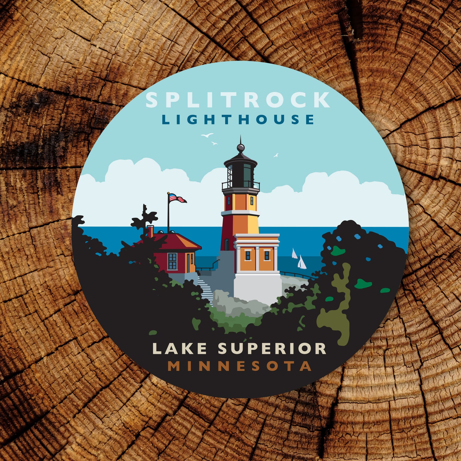 Landmark MN | Split Rock Lighthouse Coaster Pack