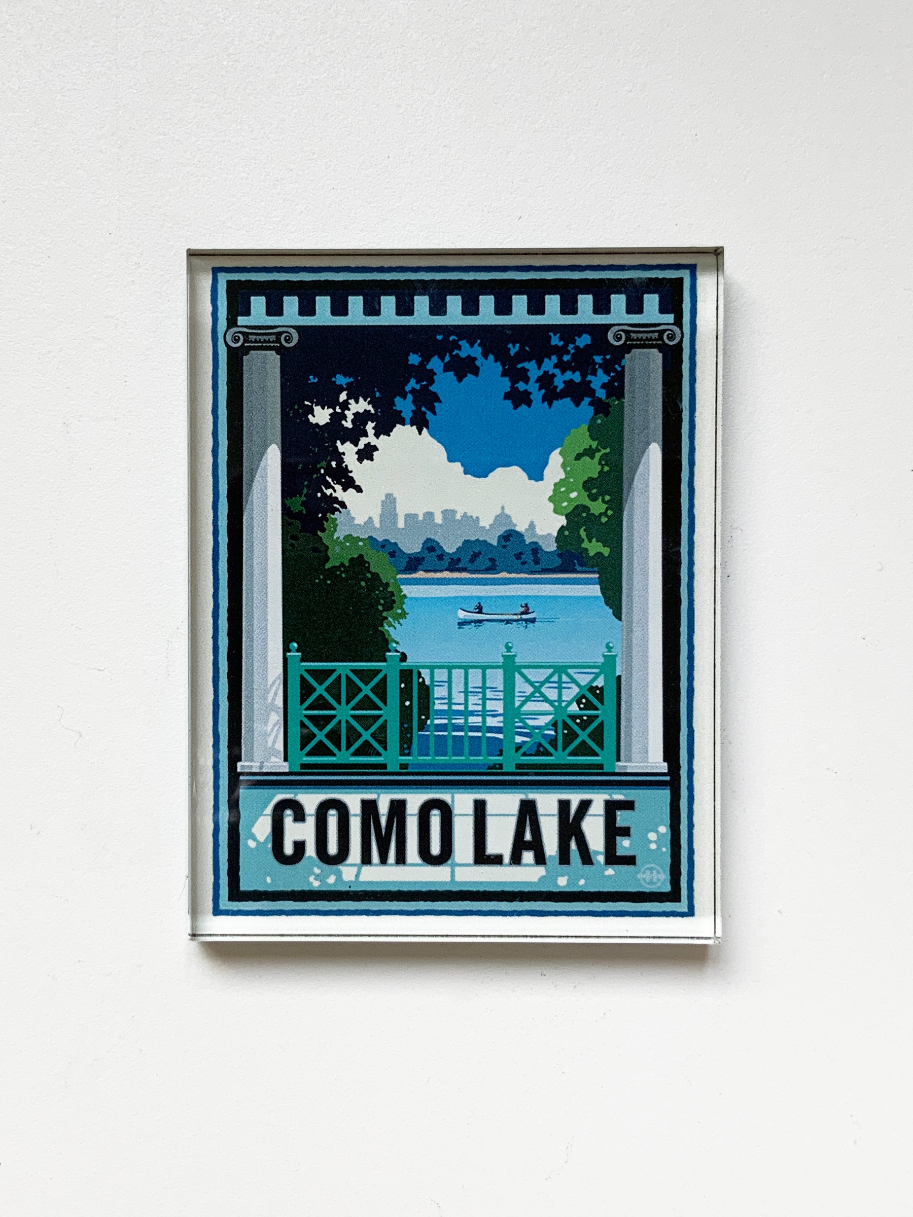 Landmark MN  Como Lake Magnet - Legendary Landmark Art Prints