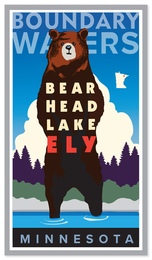 Landmark MN | Bear Head Lake Ely Art Print