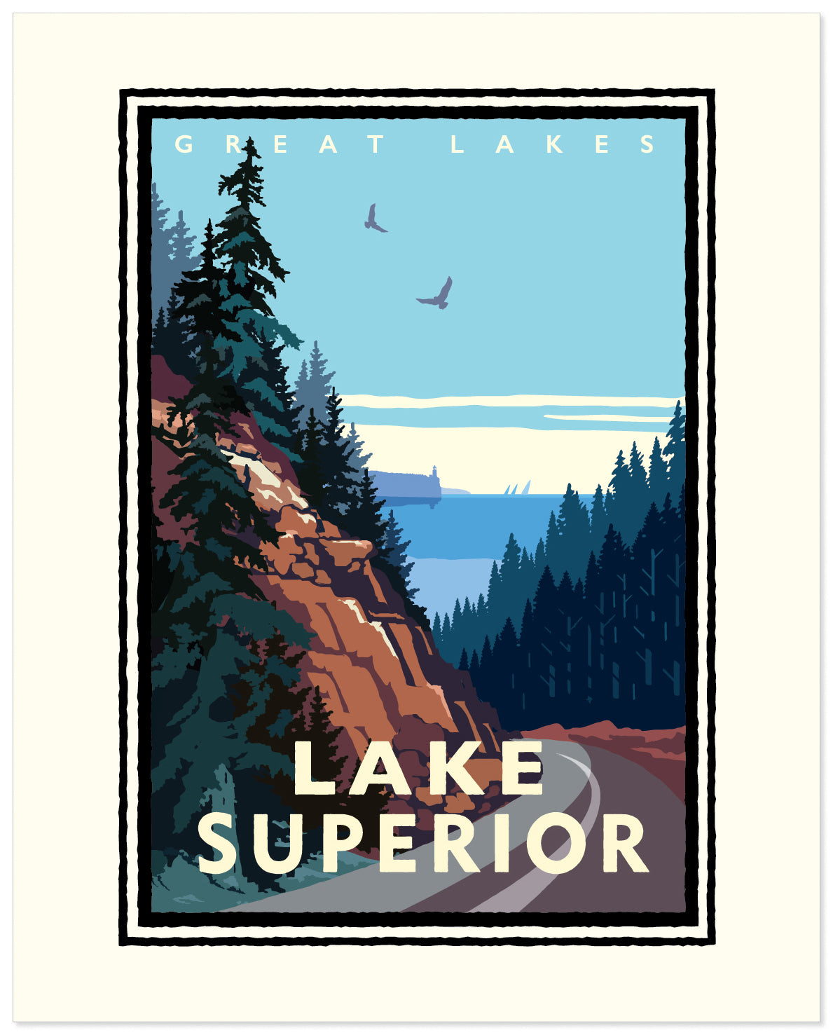Lake Superior — Great Lakes Art Print