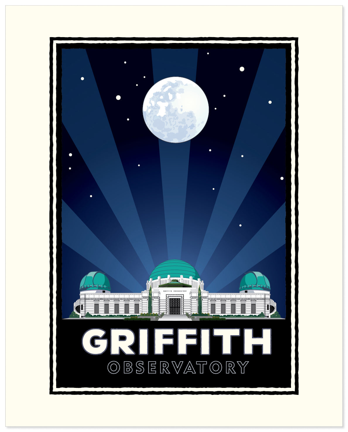 Landmark CA | Griffith Park Observatory Blue