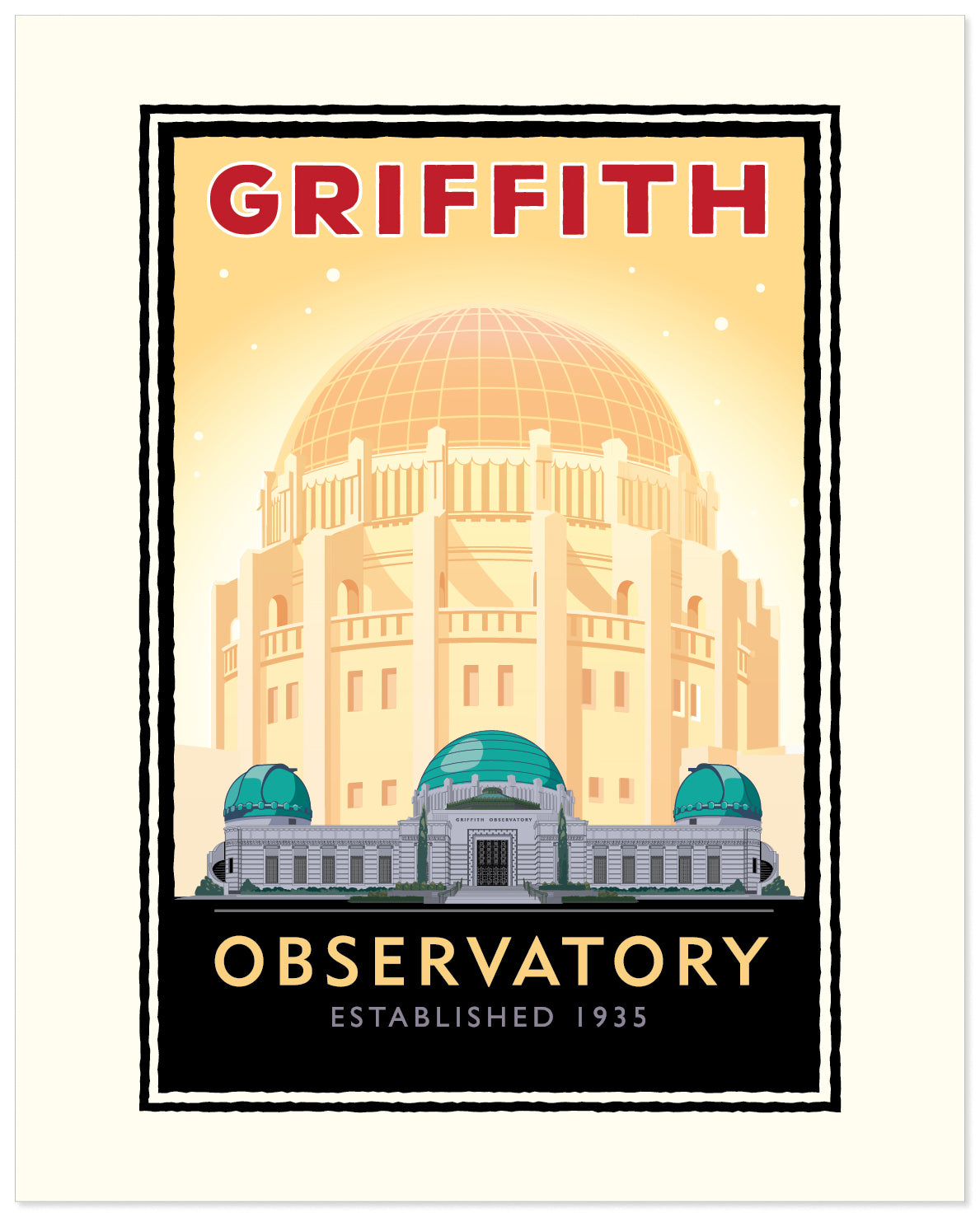 Landmark CA | Griffith Park Observatory Gold