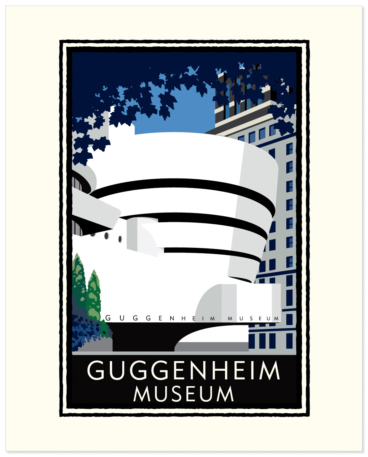 Landmark NY | Guggenheim Museum NYC Art Print