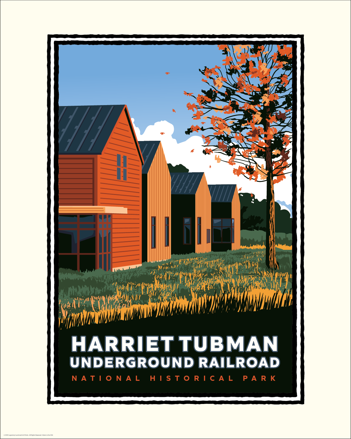 Landmark MD | Harriet Tubman Underground Railroad National Historical Park Art Print