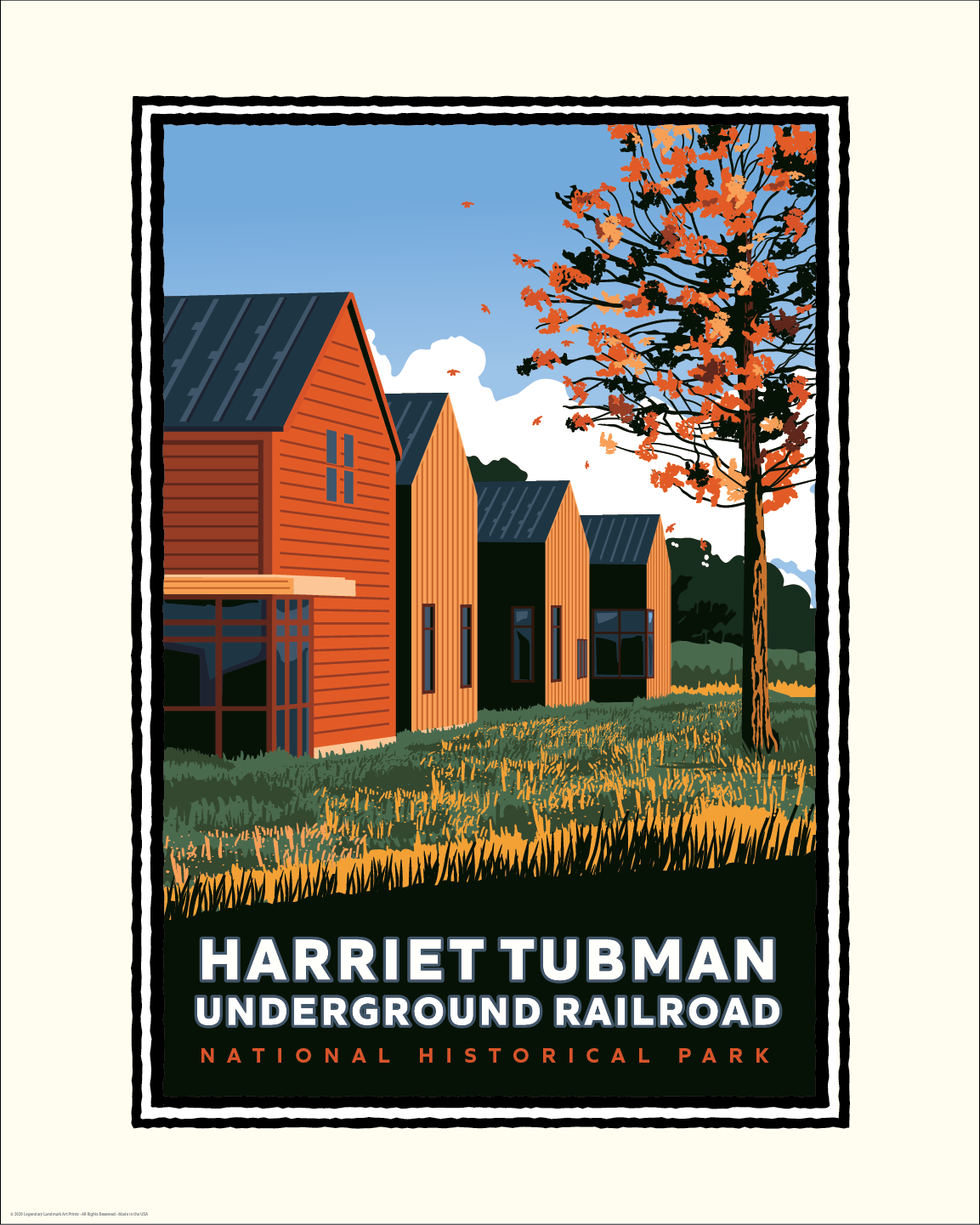 Harriet Tubman Underground Railroad National Historical Park — Maryland Art Print
