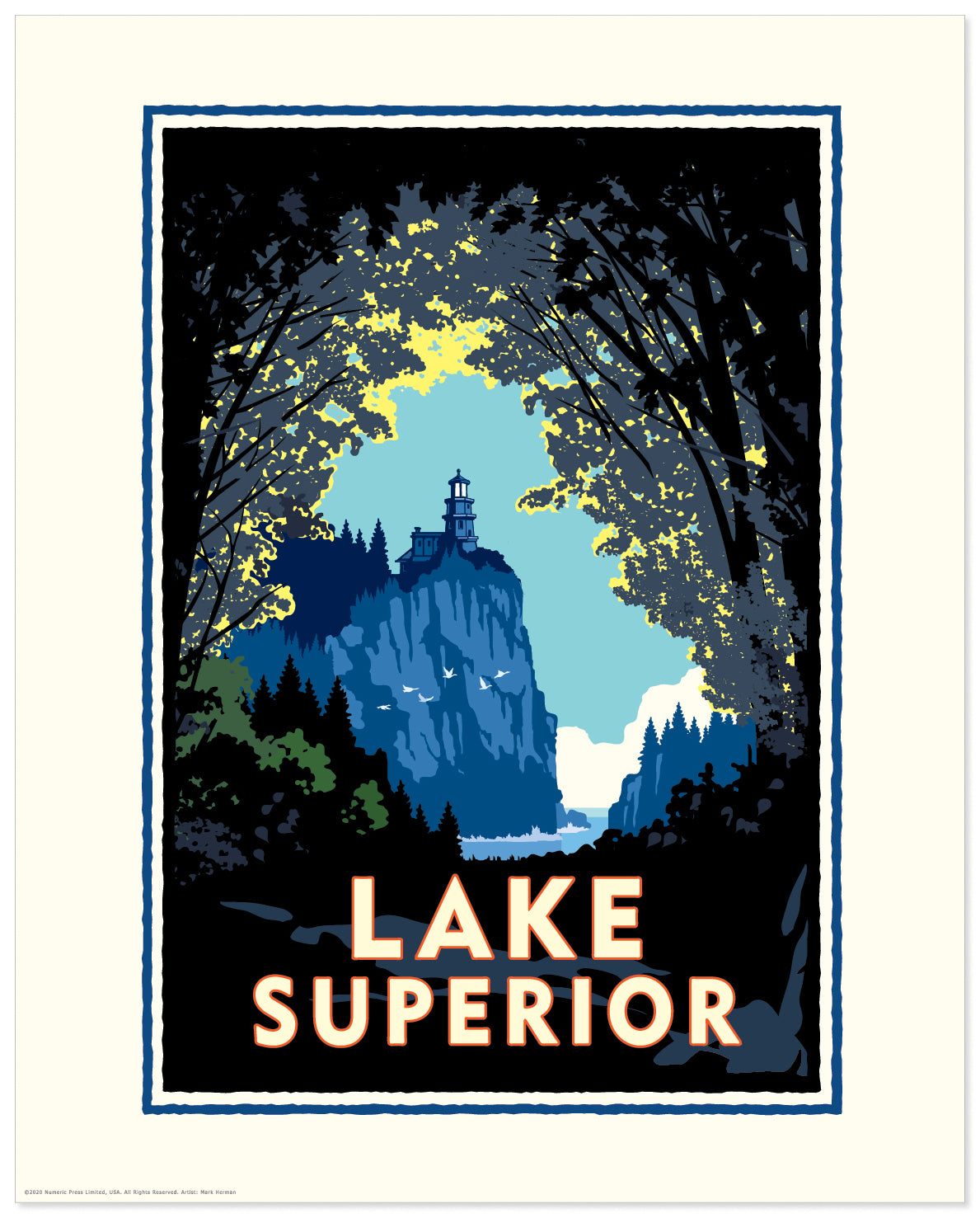 Landmark MN | Lake Superior Woods Art Print