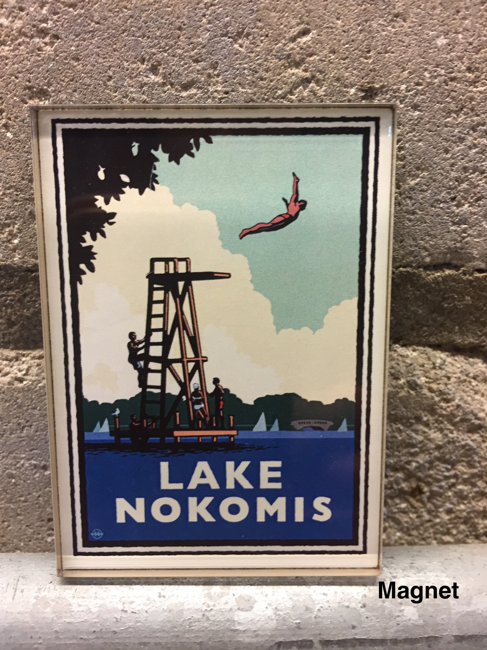 Landmark MN | Lake Nokomis High Dive Minneapolis Art Print