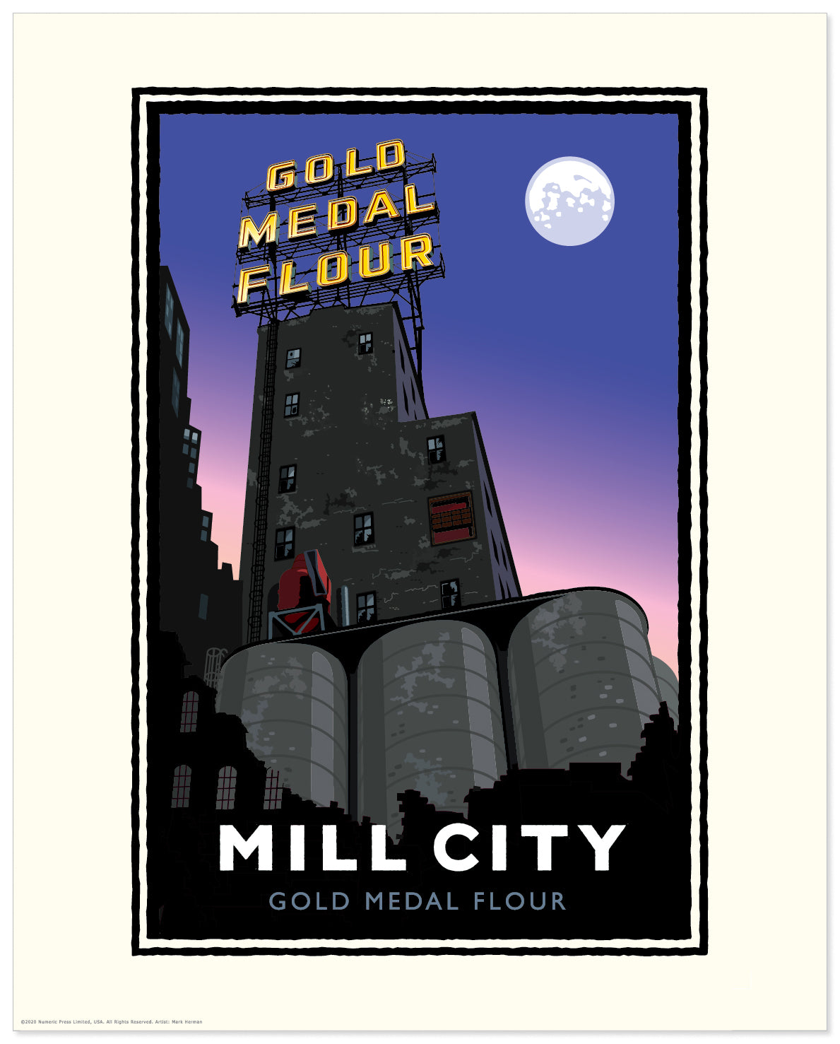 Landmark MN | Mill City Night