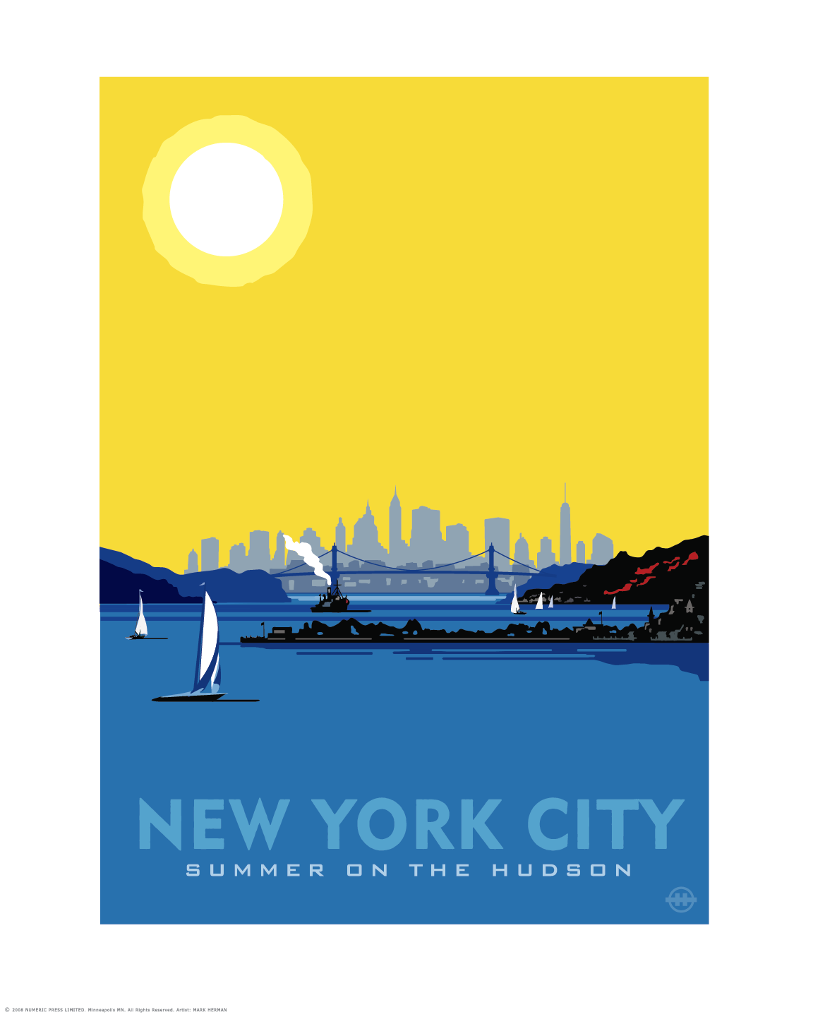 Landmark NY | New York City Summer Skyline