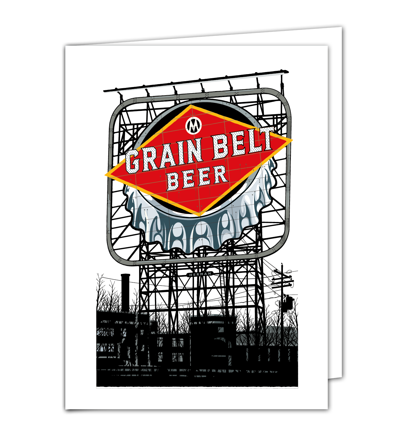 Landmark City MN | Grain Belt Sign Minneapolis