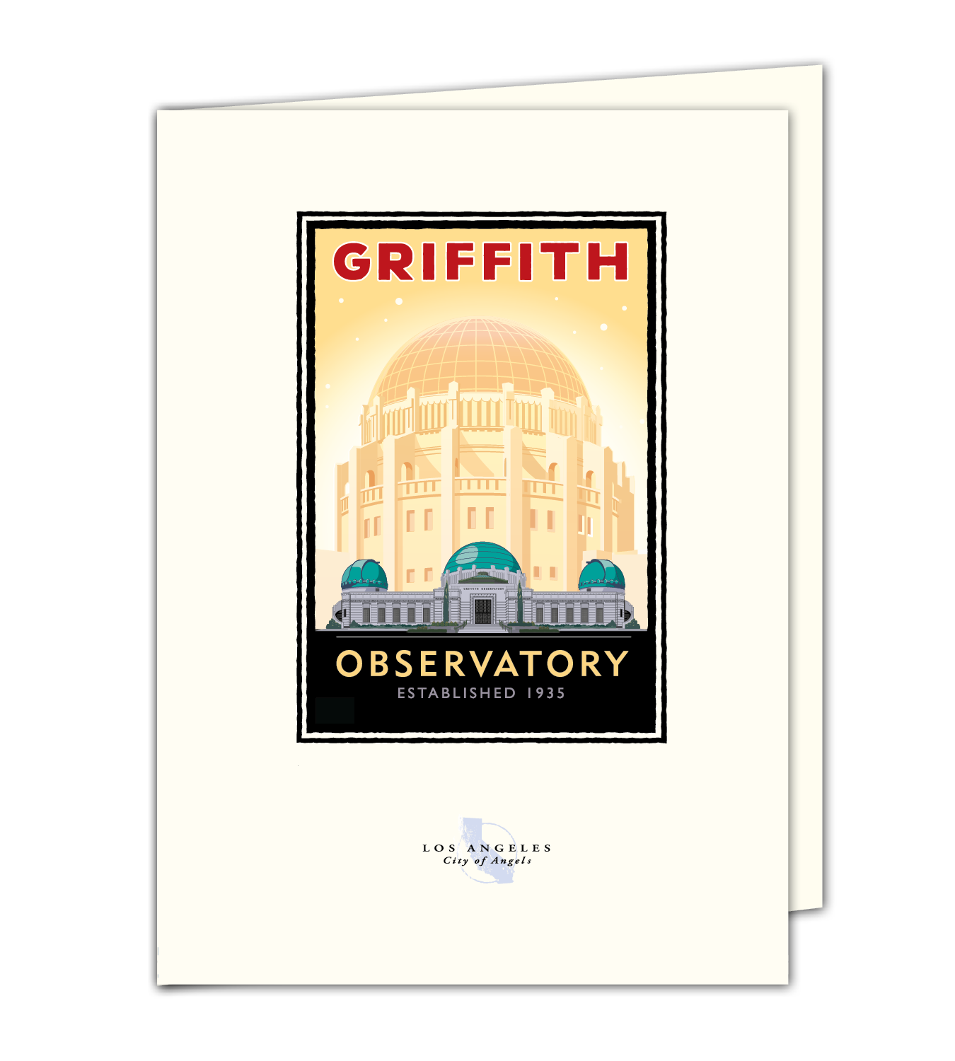 Landmark CA | Griffith Park Observatory Gold