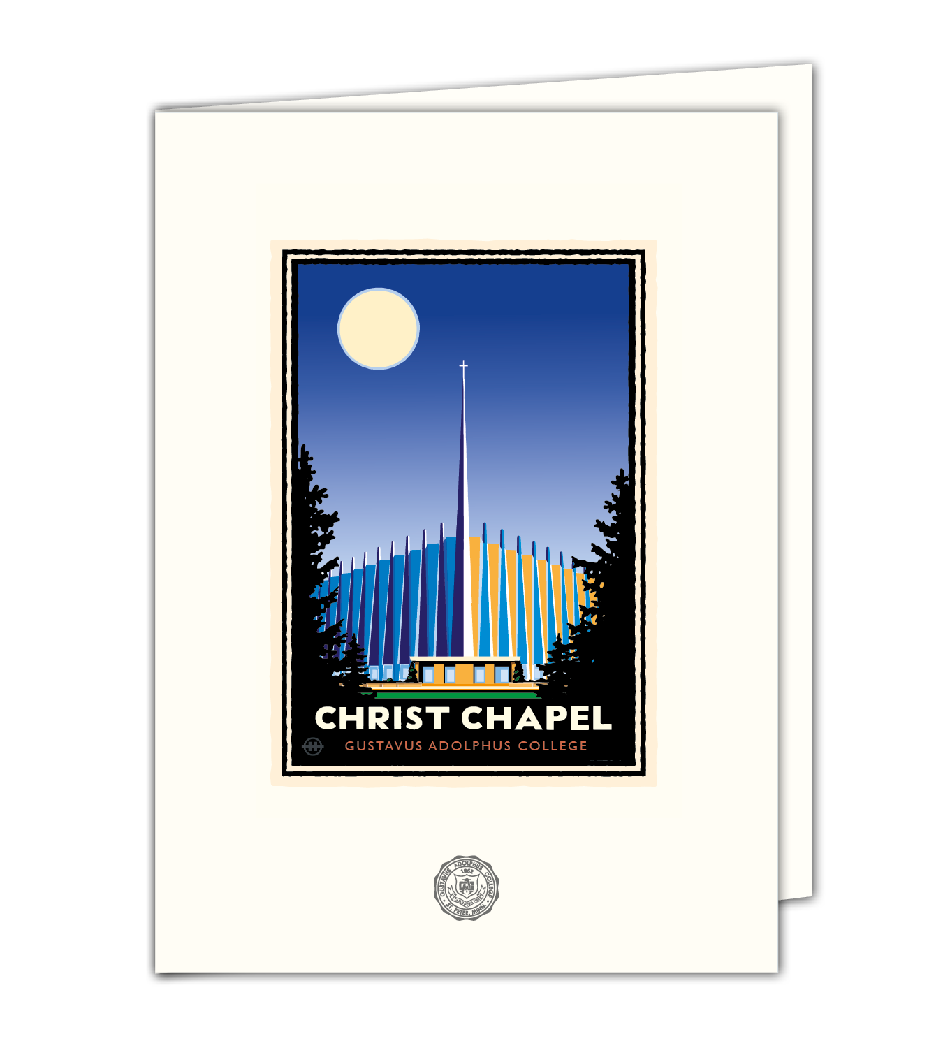 Landmark MN | Gustavus Christ Chapel Art Print