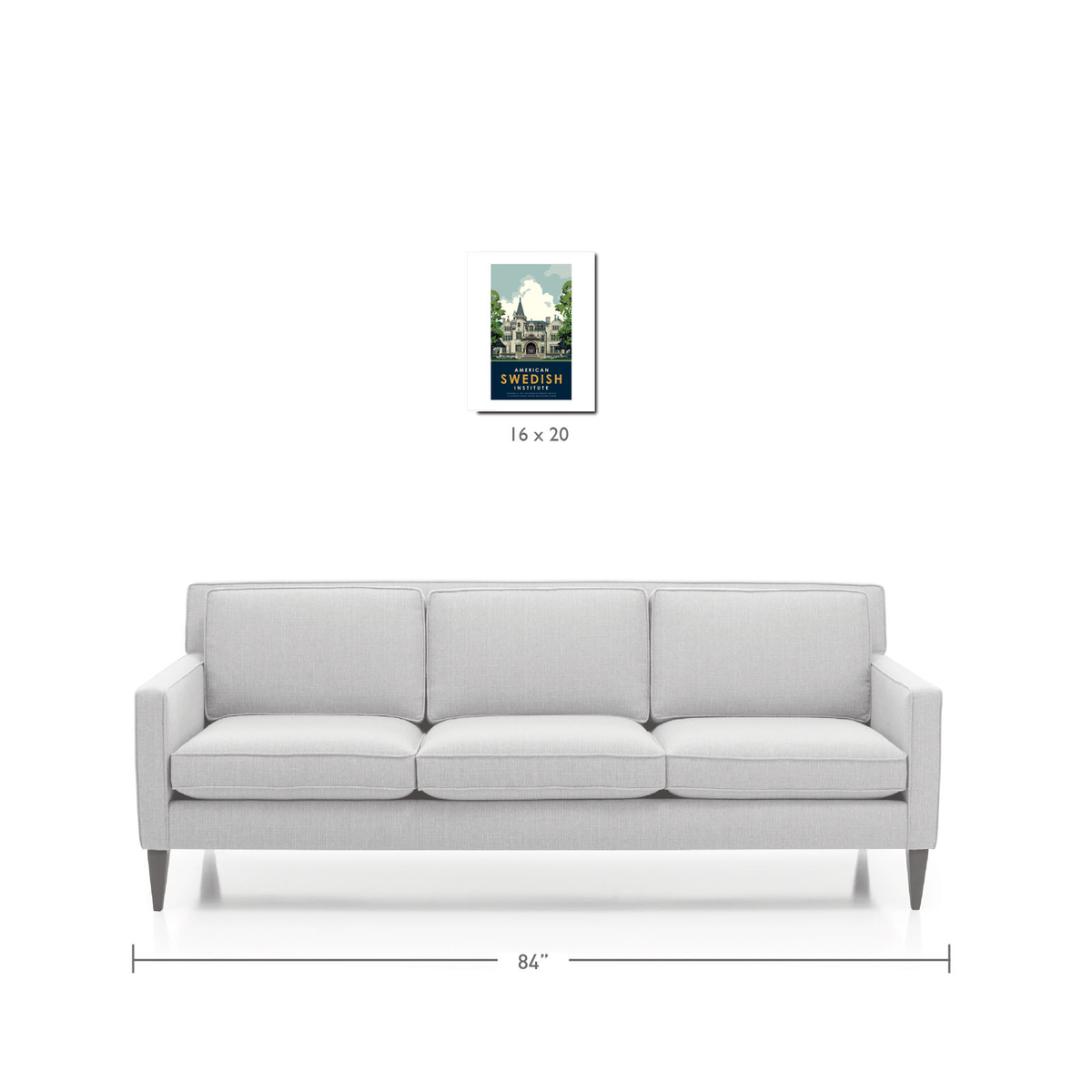 Landmark MN | American Swedish Institute Summer Art Print