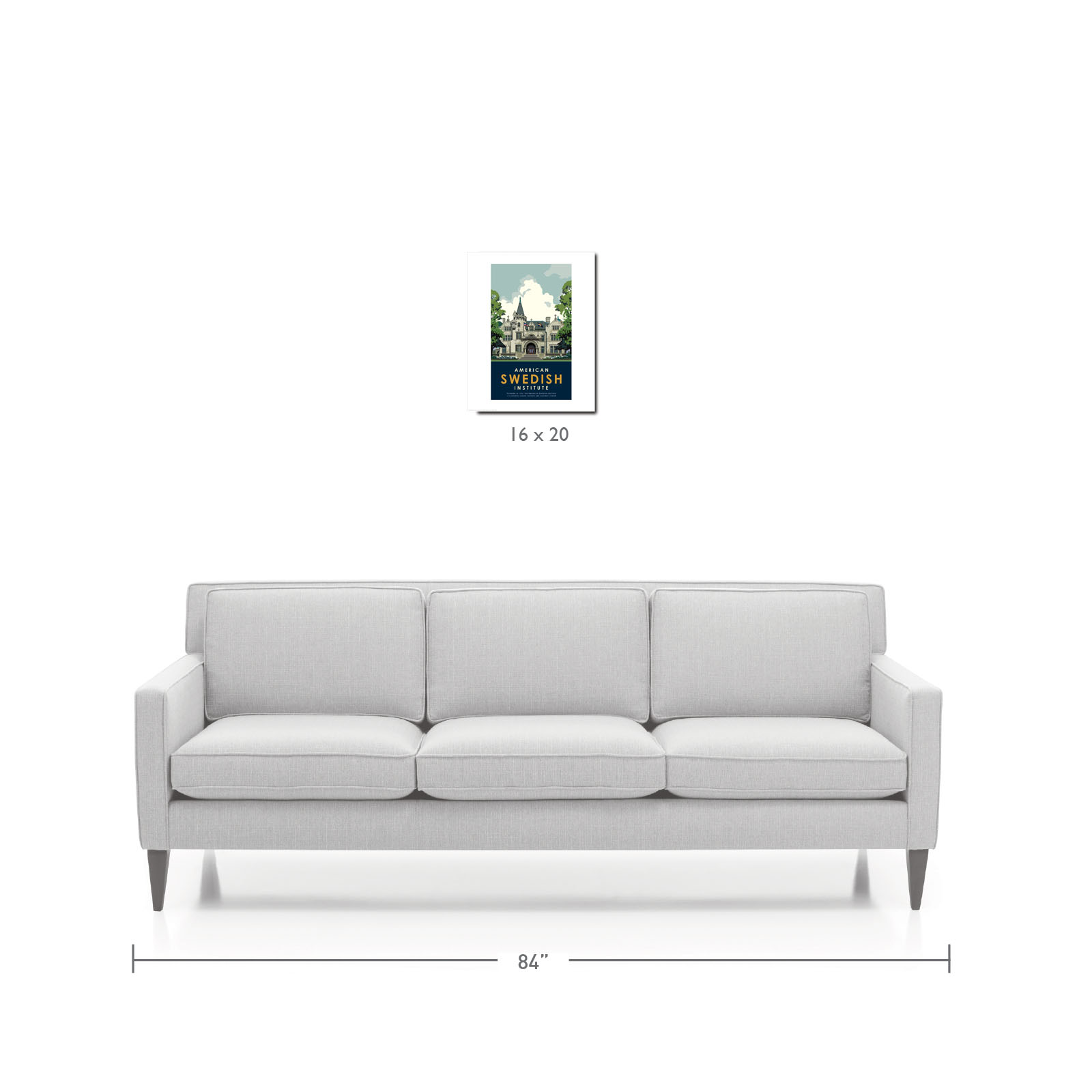 Landmark MN | American Swedish Institute Summer Art Print