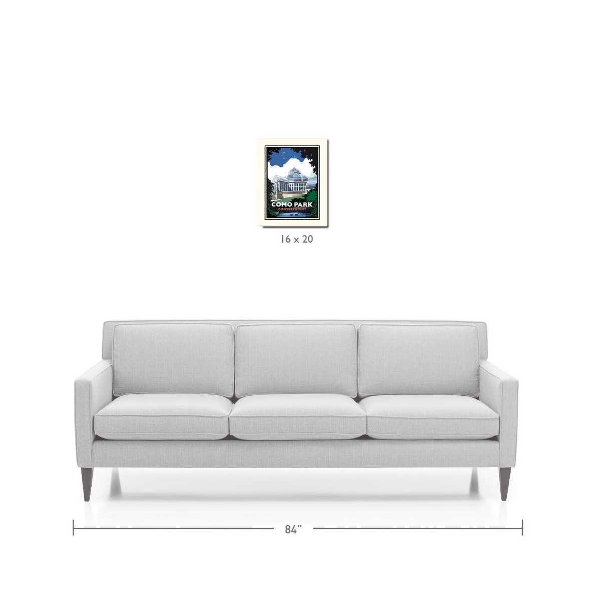 Landmark MN | Como Park Conservatory St Paul Art Print