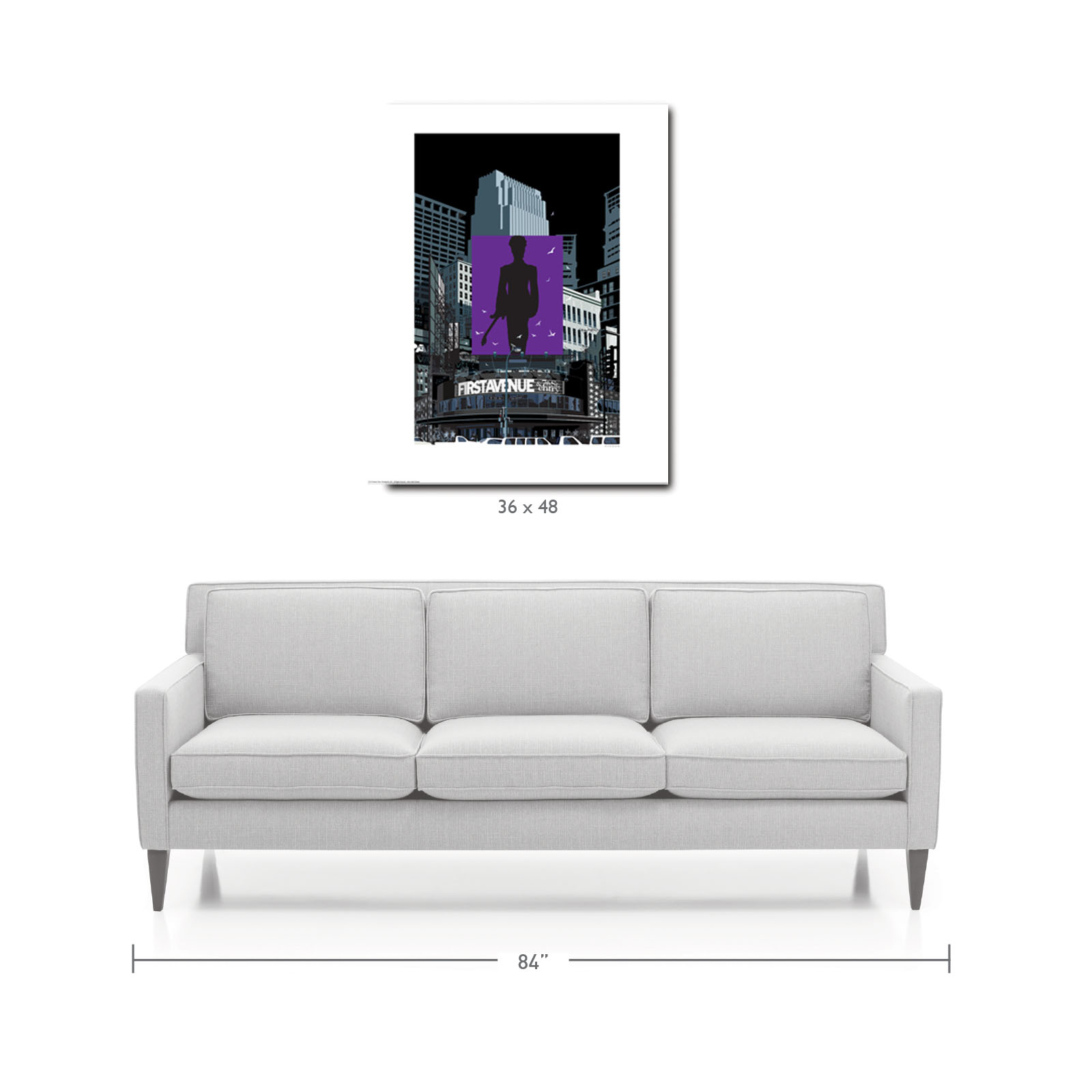 Landmark City MN | First Avenue Purple One Minneapolis Art Print