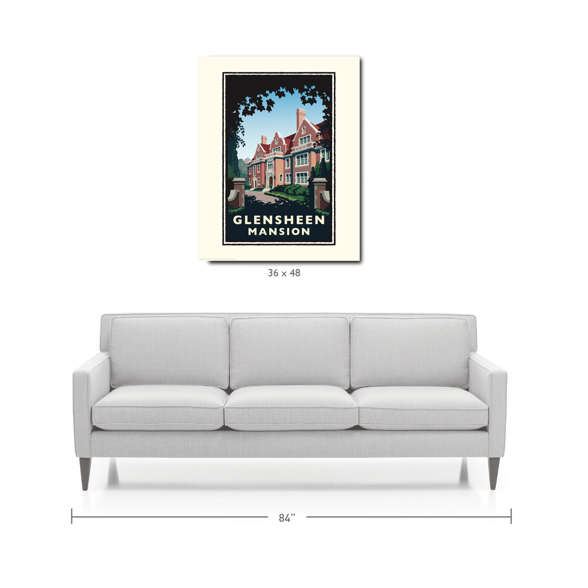 Landmark MN | Glensheen Mansion Summer Art Print