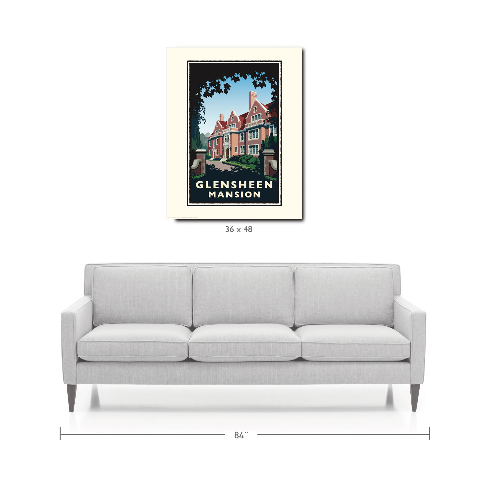 Landmark MN | Glensheen Mansion Summer Art Print
