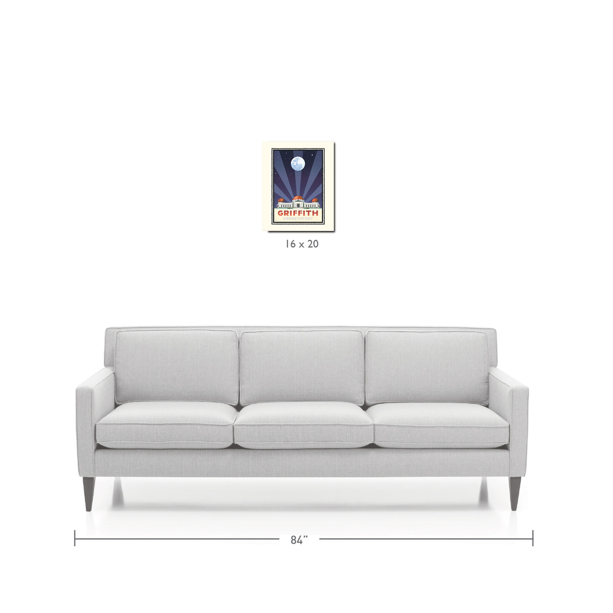 Landmark CA | Griffith Park Observatory Purple Moon